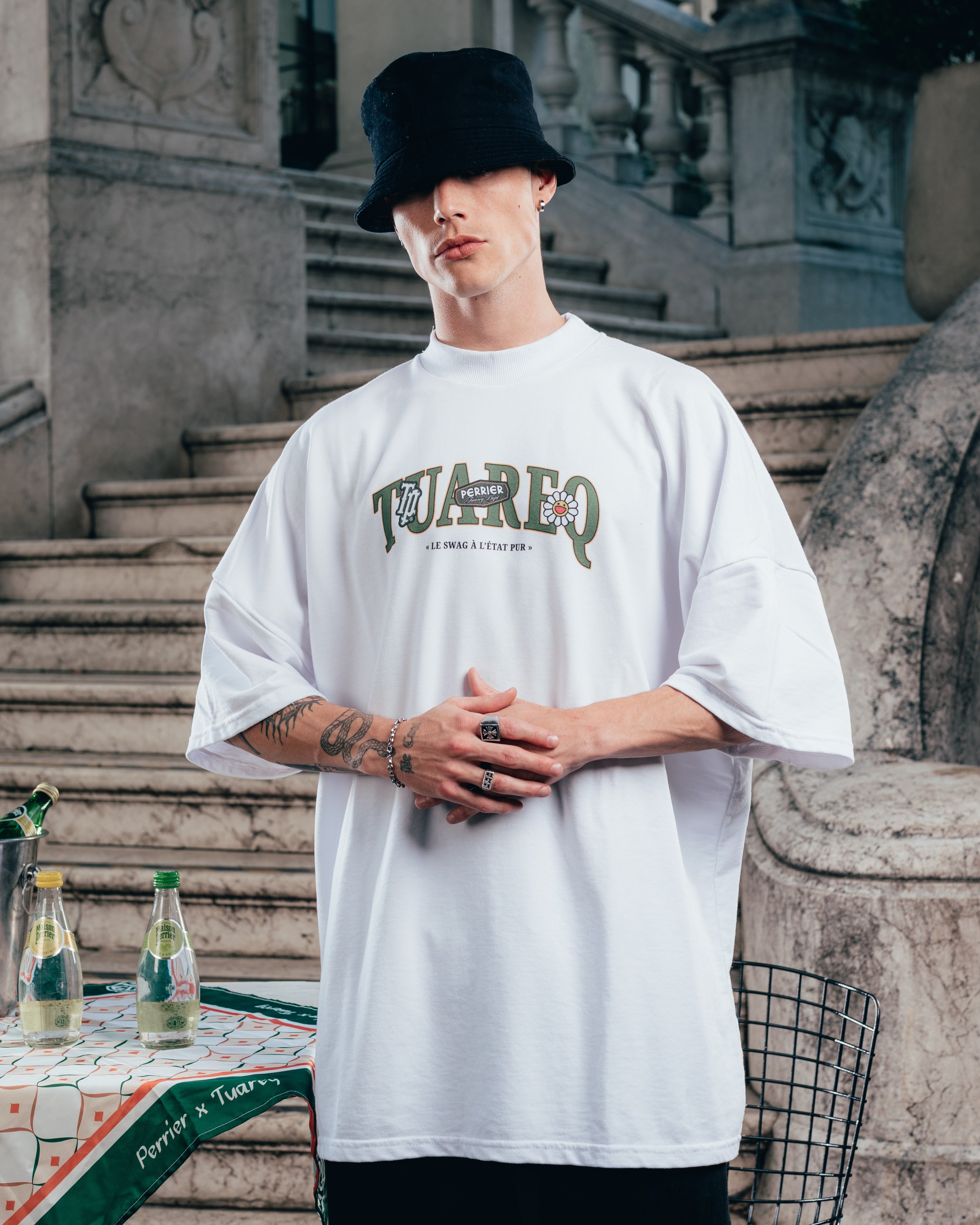 KIMONO RUSTICO [ PERRIER ] PATCH WHITE