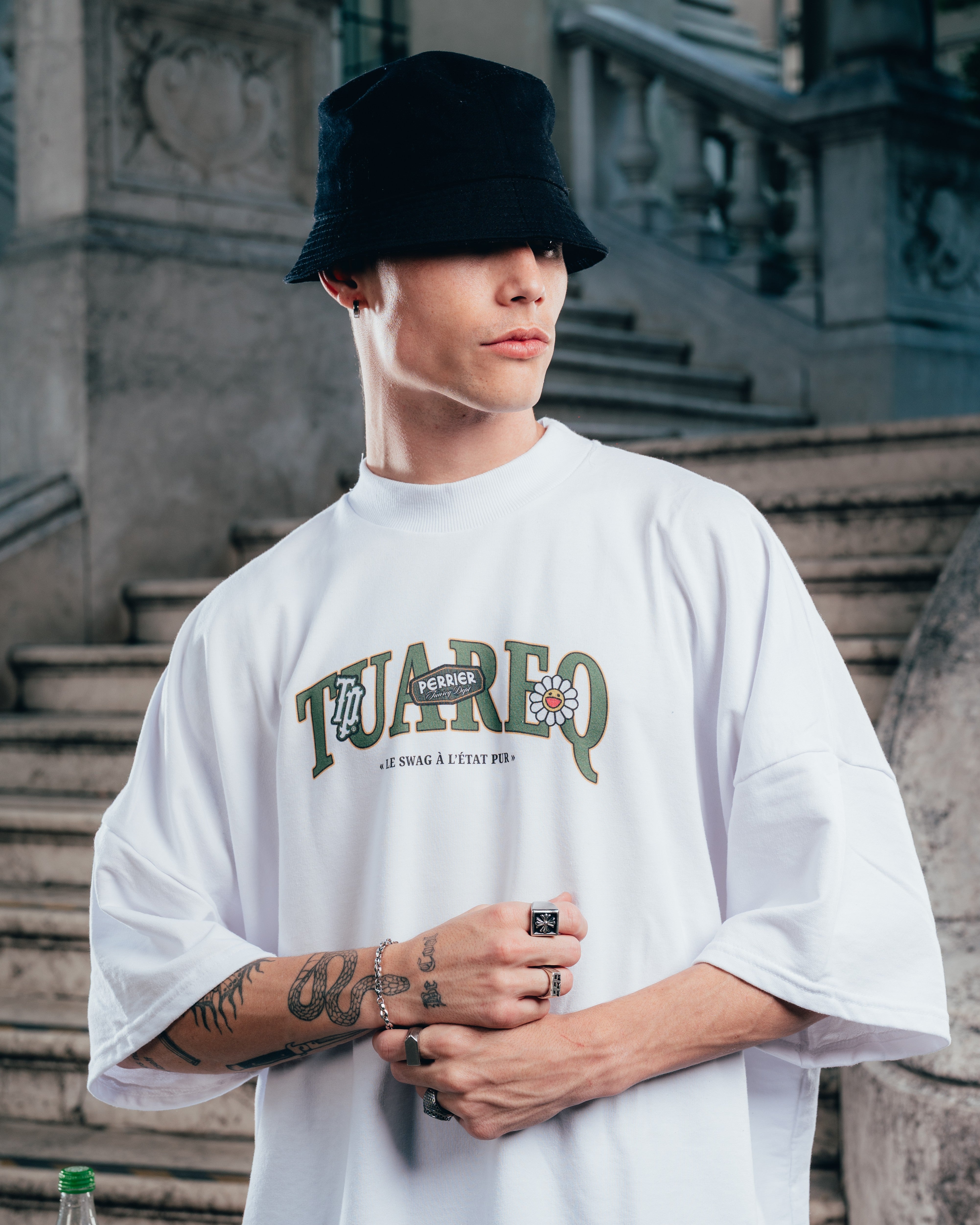 KIMONO RUSTICO [ PERRIER ] PATCH WHITE