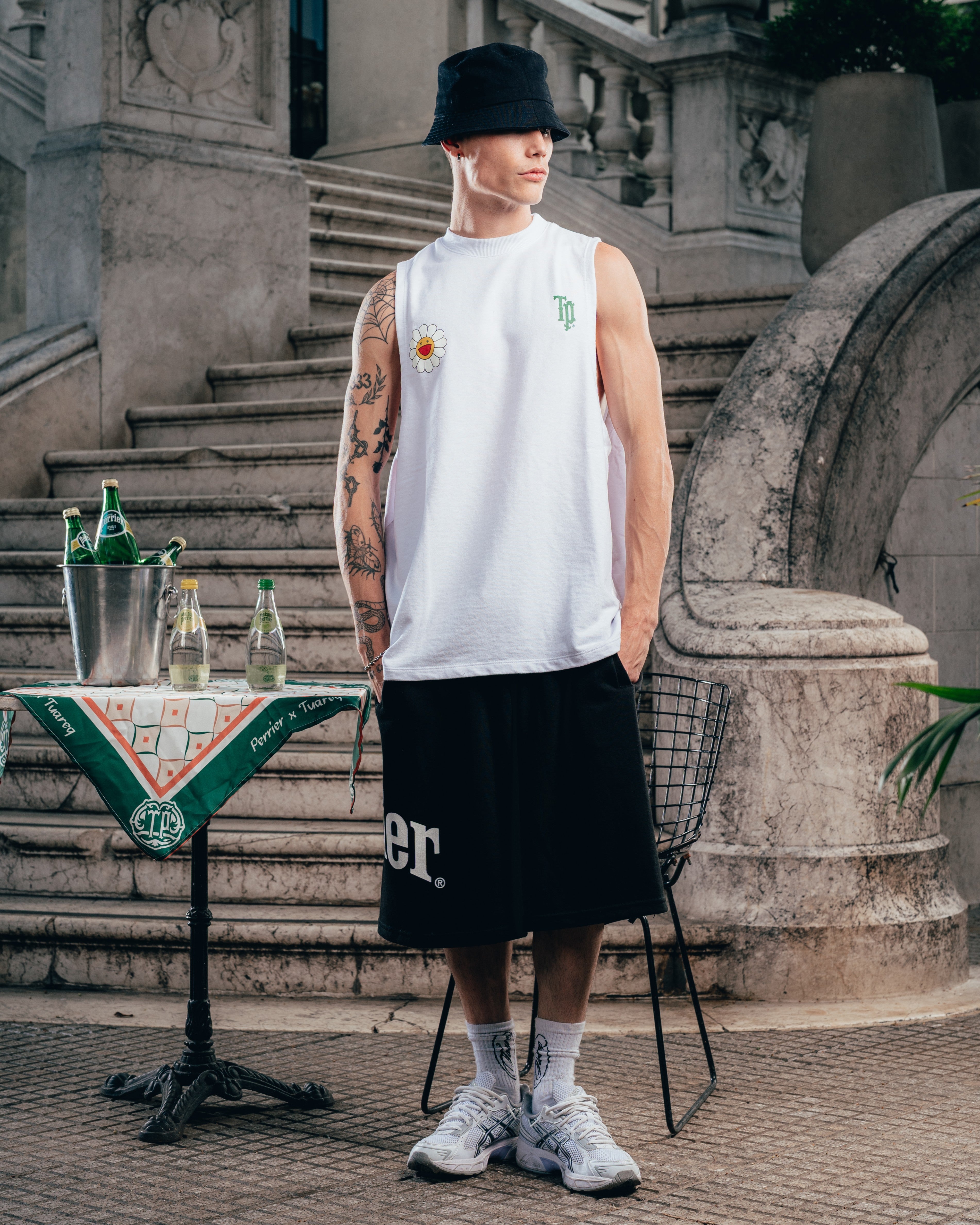 MUSCULOSA PESADA [ PERRIER ] MURAKAMI WHITE