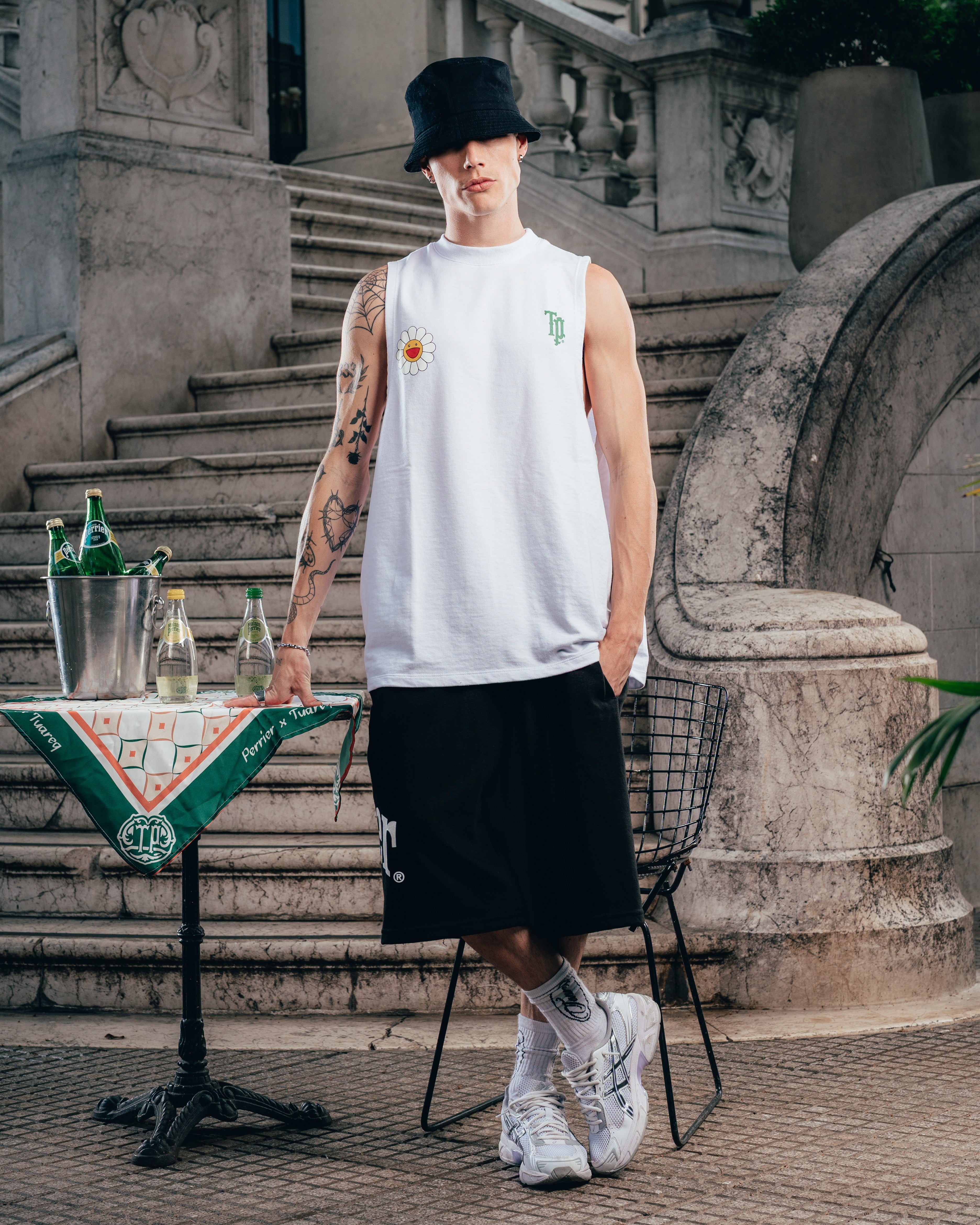 MUSCULOSA PESADA [ PERRIER ] MURAKAMI WHITE