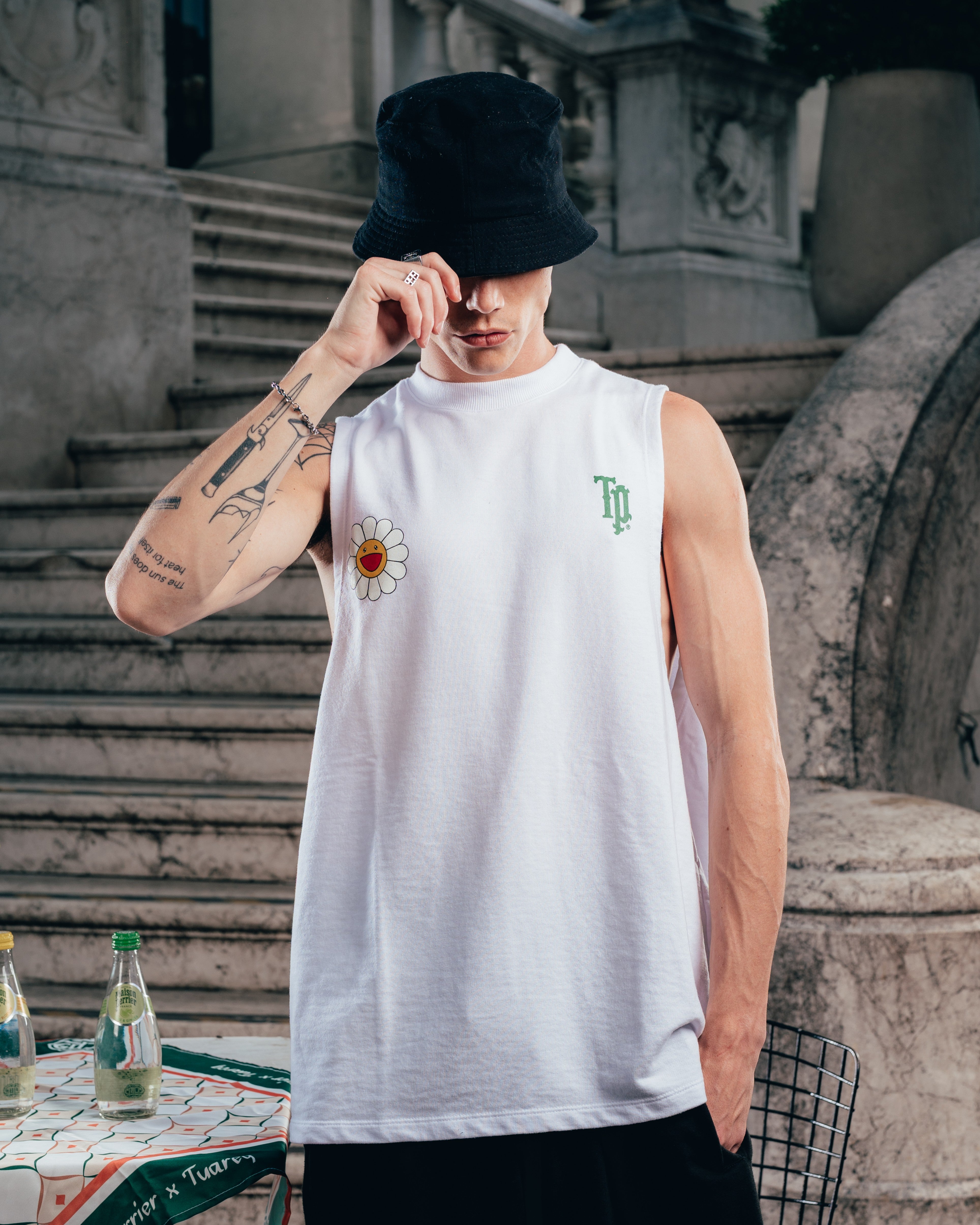 MUSCULOSA PESADA [ PERRIER ] MURAKAMI WHITE