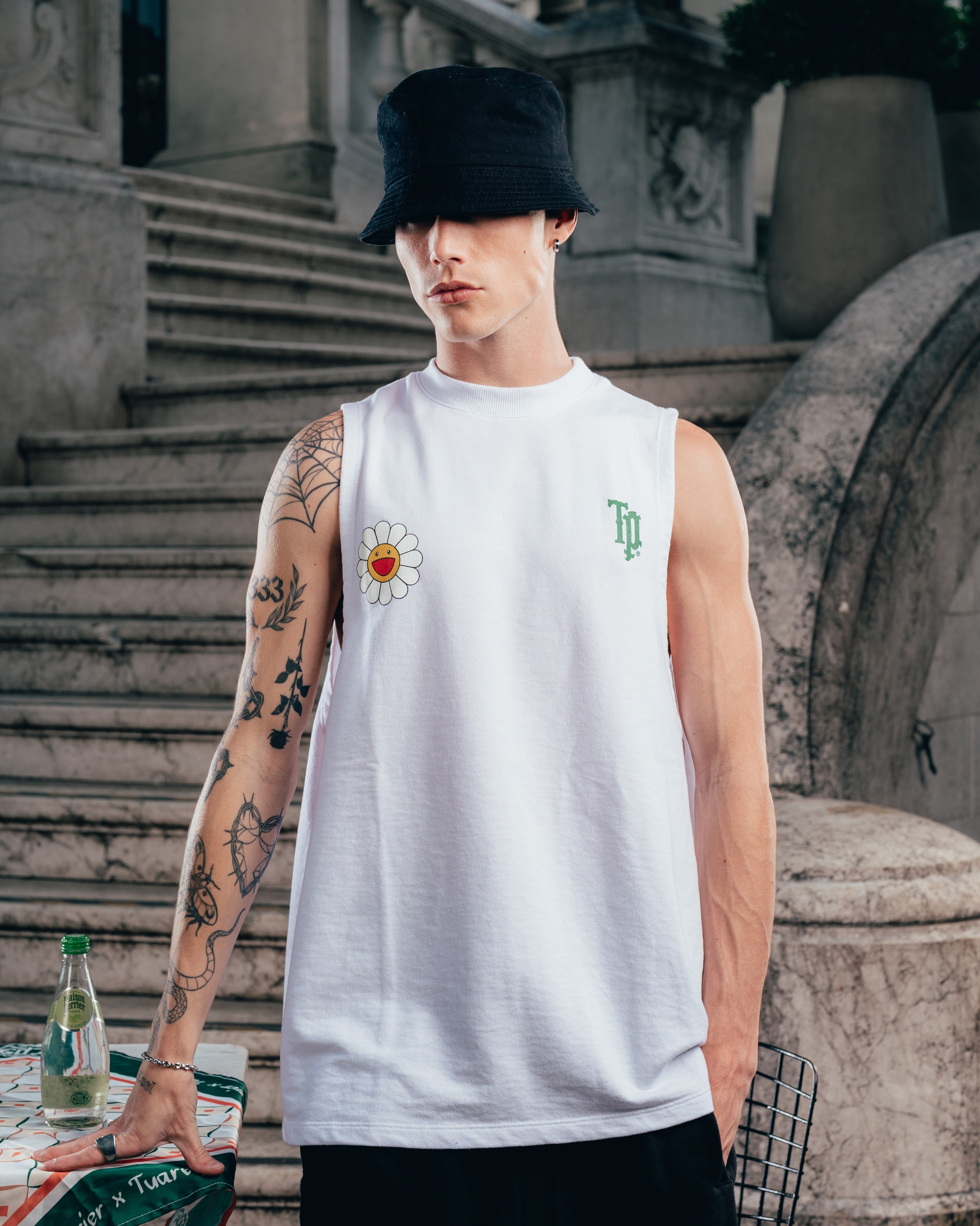 MUSCULOSA PESADA [ PERRIER ] MURAKAMI WHITE