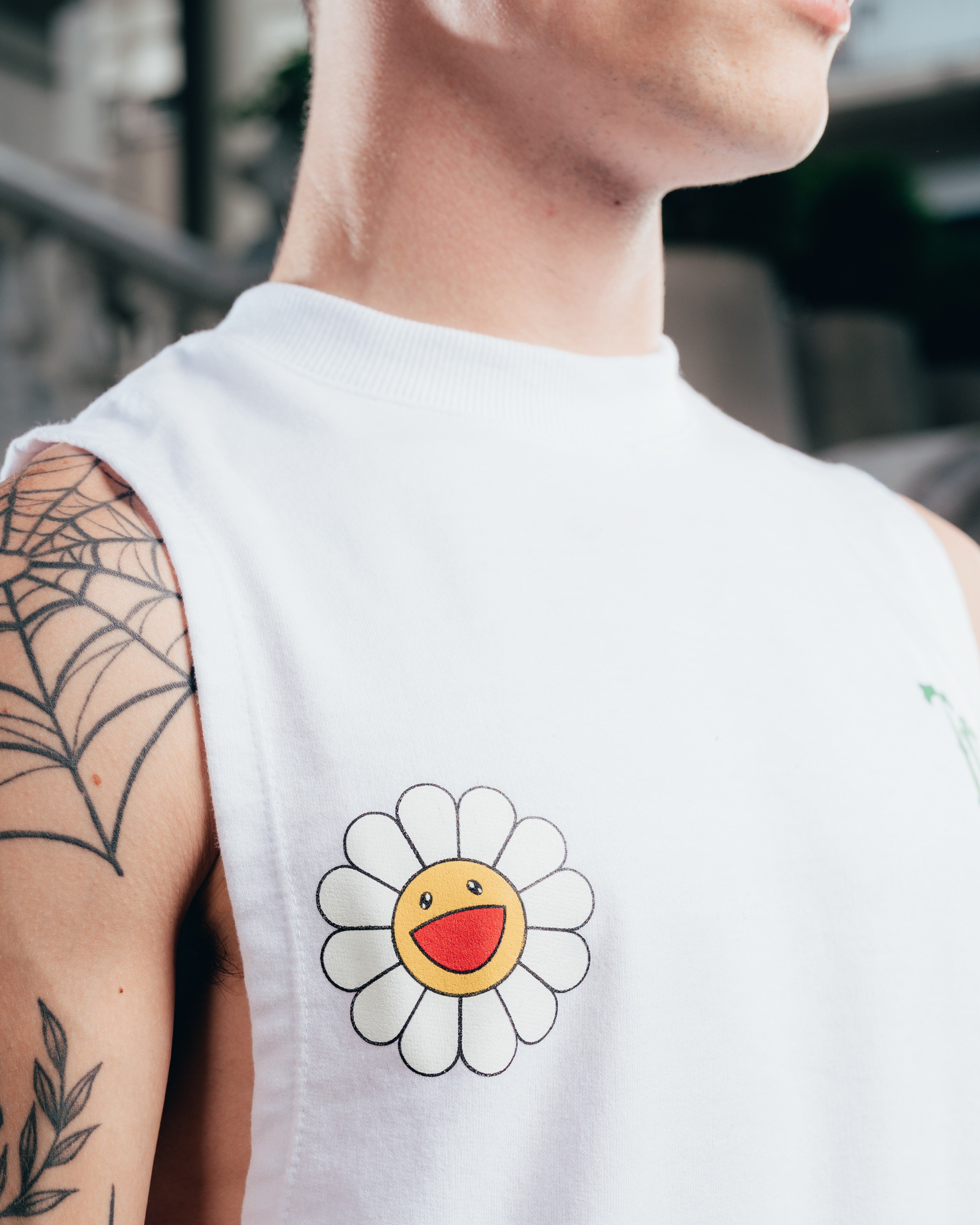 MUSCULOSA PESADA [ PERRIER ] MURAKAMI WHITE