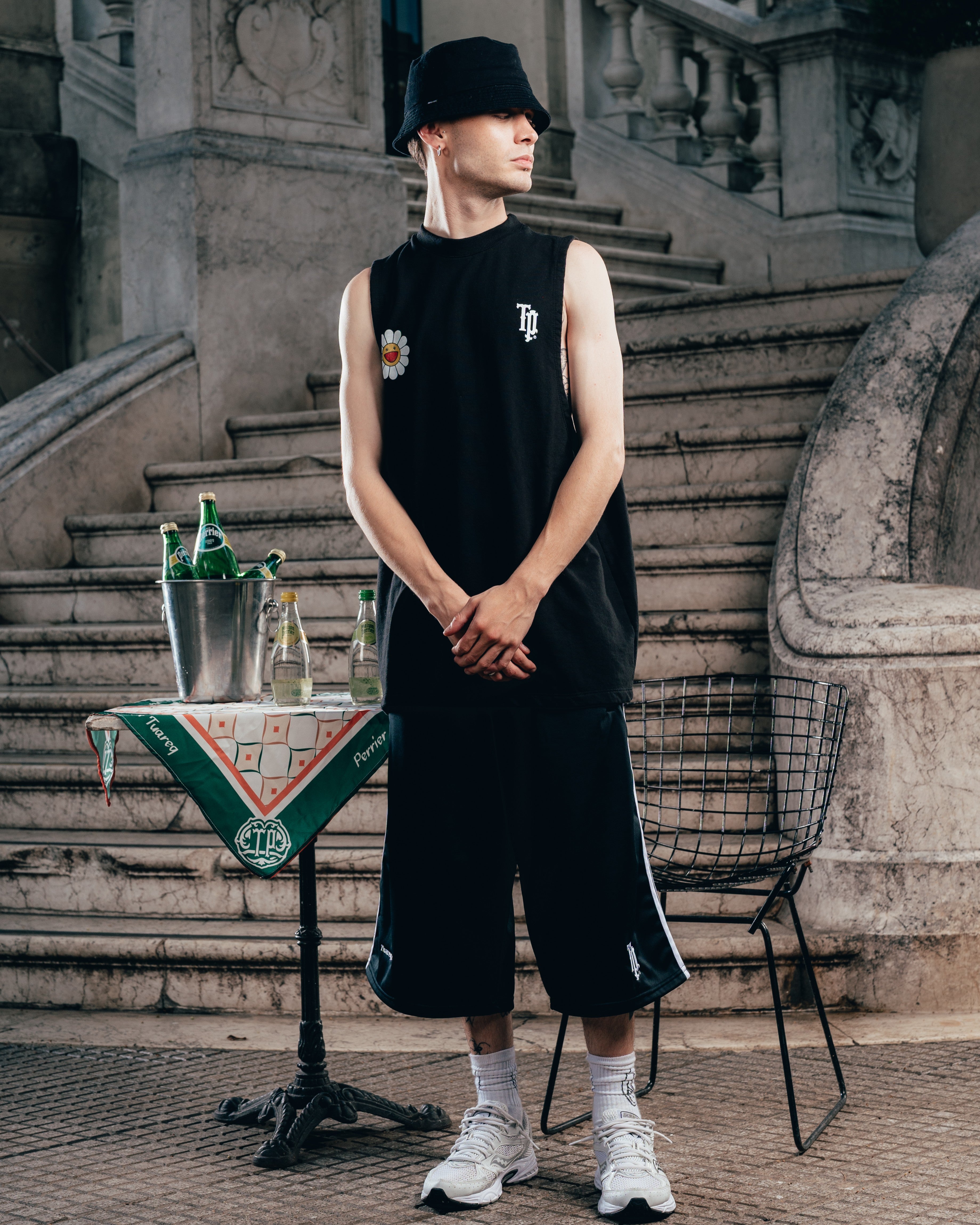 MUSCULOSA PESADA [ PERRIER ] MURAKAMI BLACK