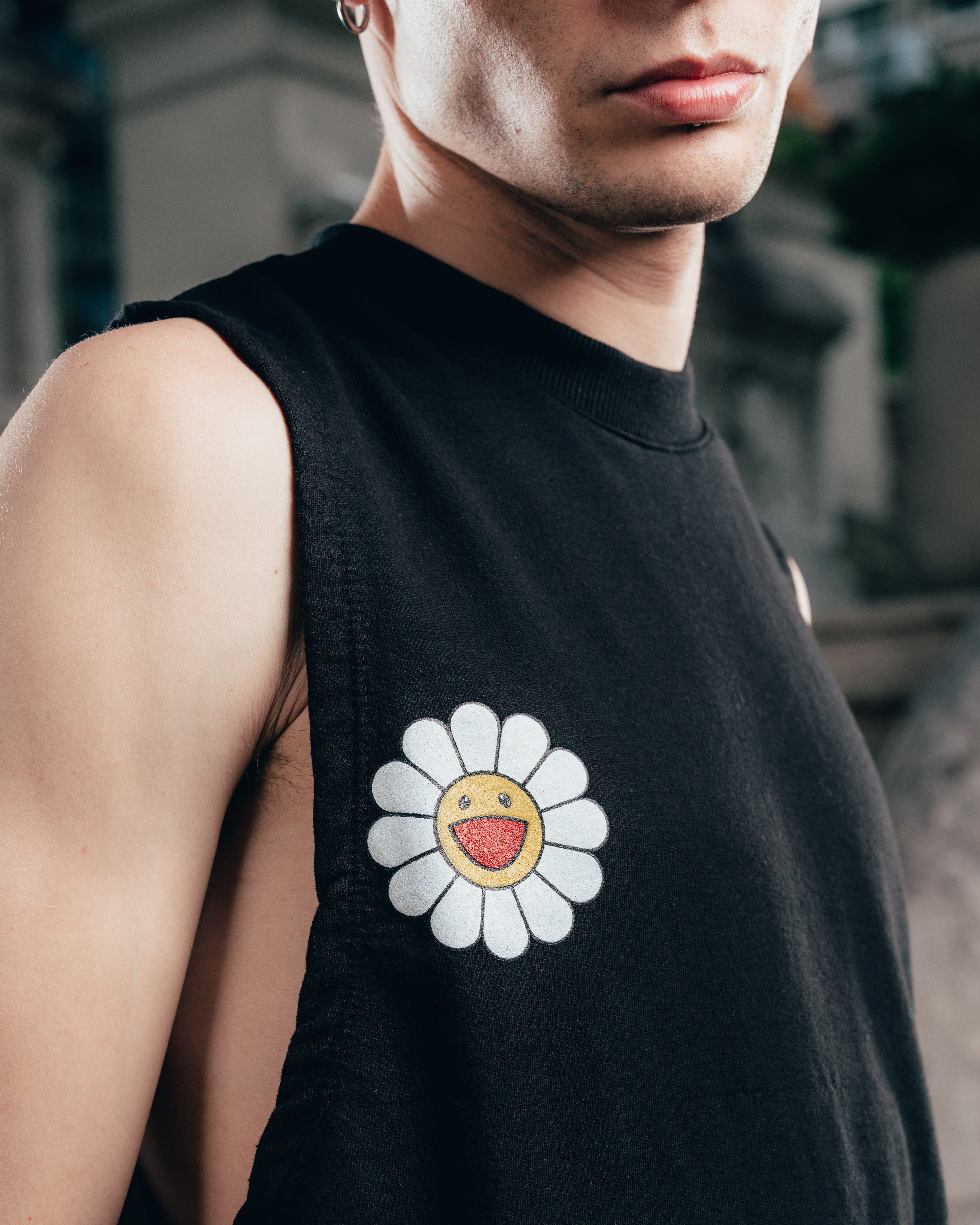 MUSCULOSA PESADA [ PERRIER ] MURAKAMI BLACK