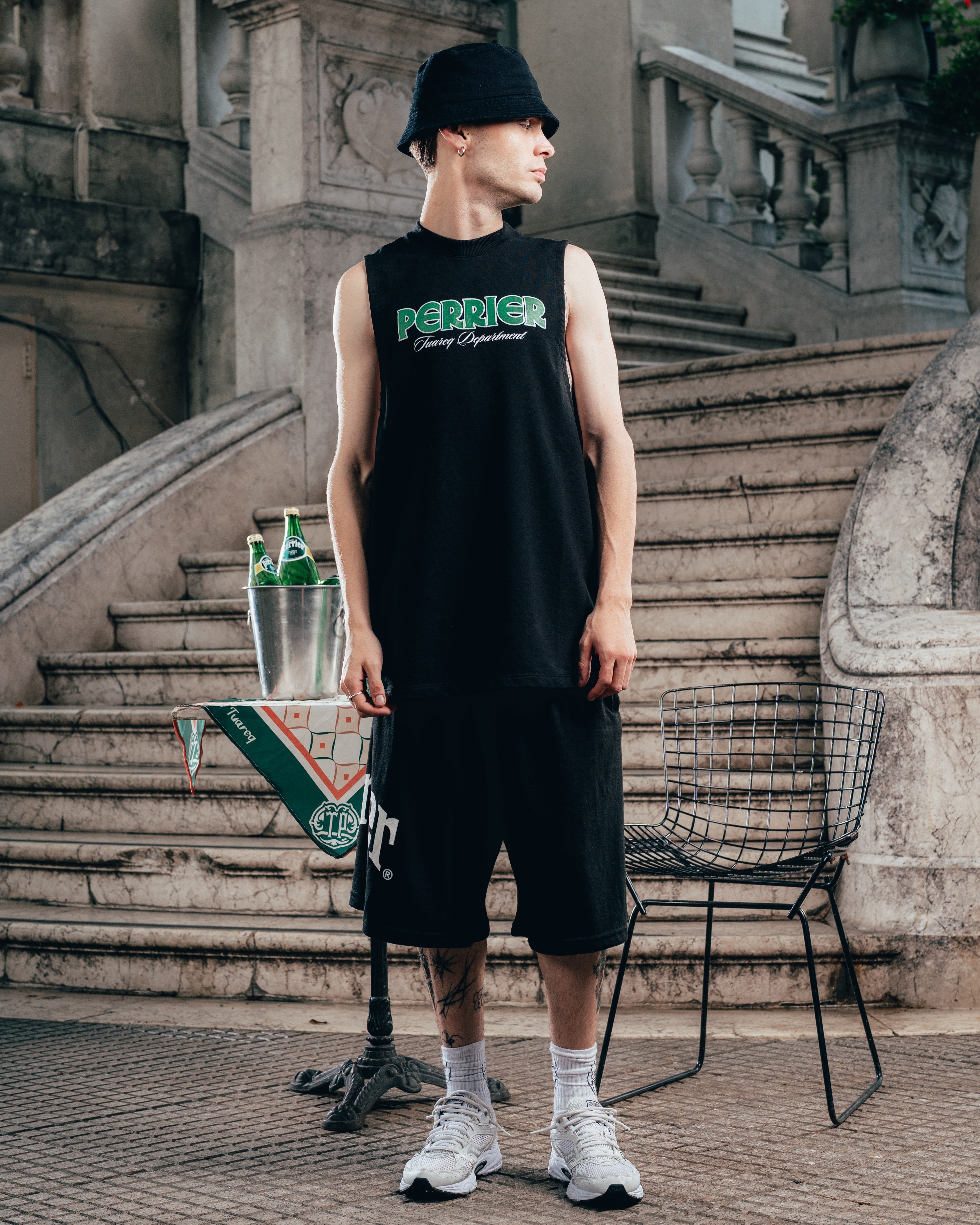 MUSCULOSA PESADA [ PERRIER ] DEPARMENT. BLACK