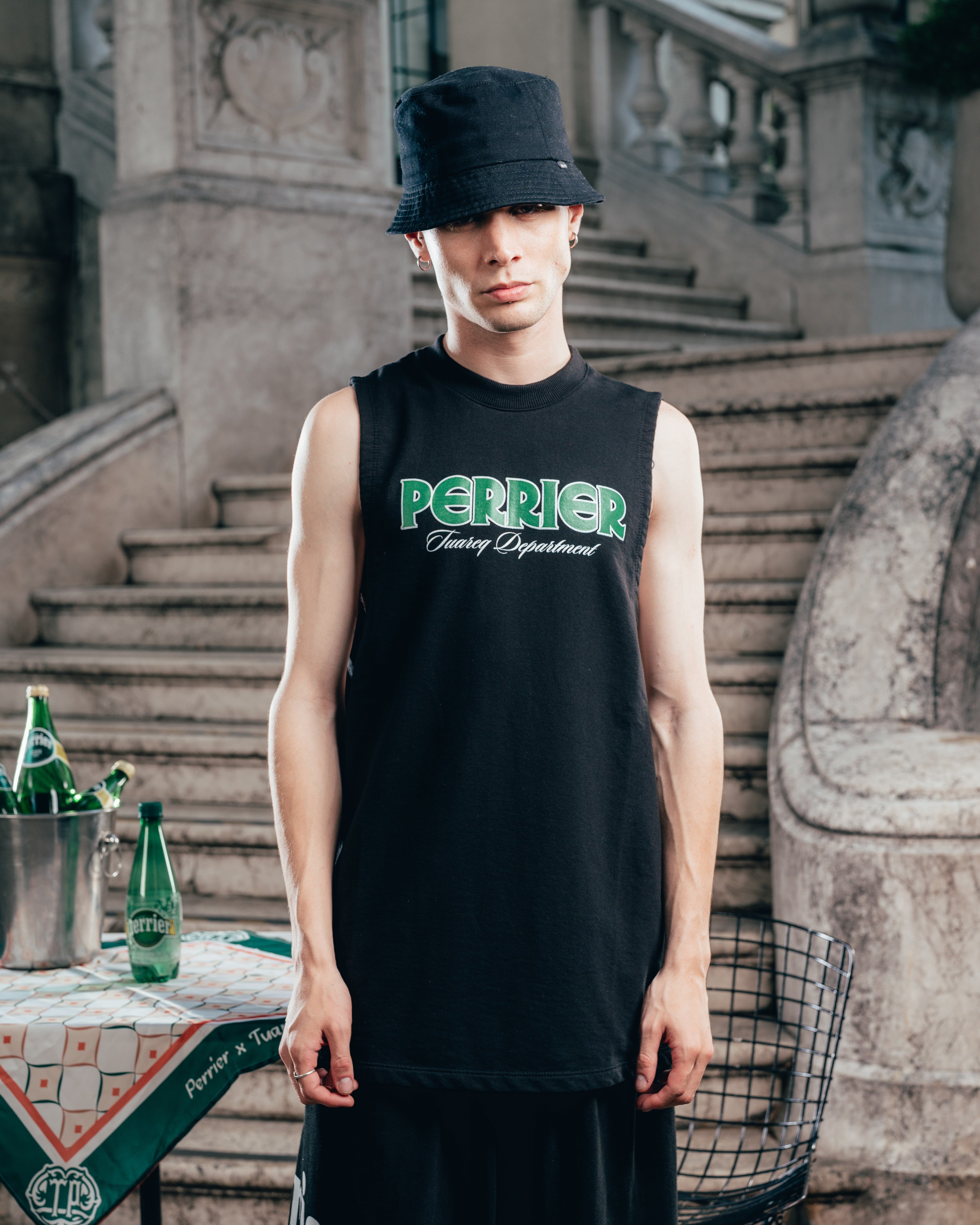 MUSCULOSA PESADA [ PERRIER ] DEPARMENT. BLACK