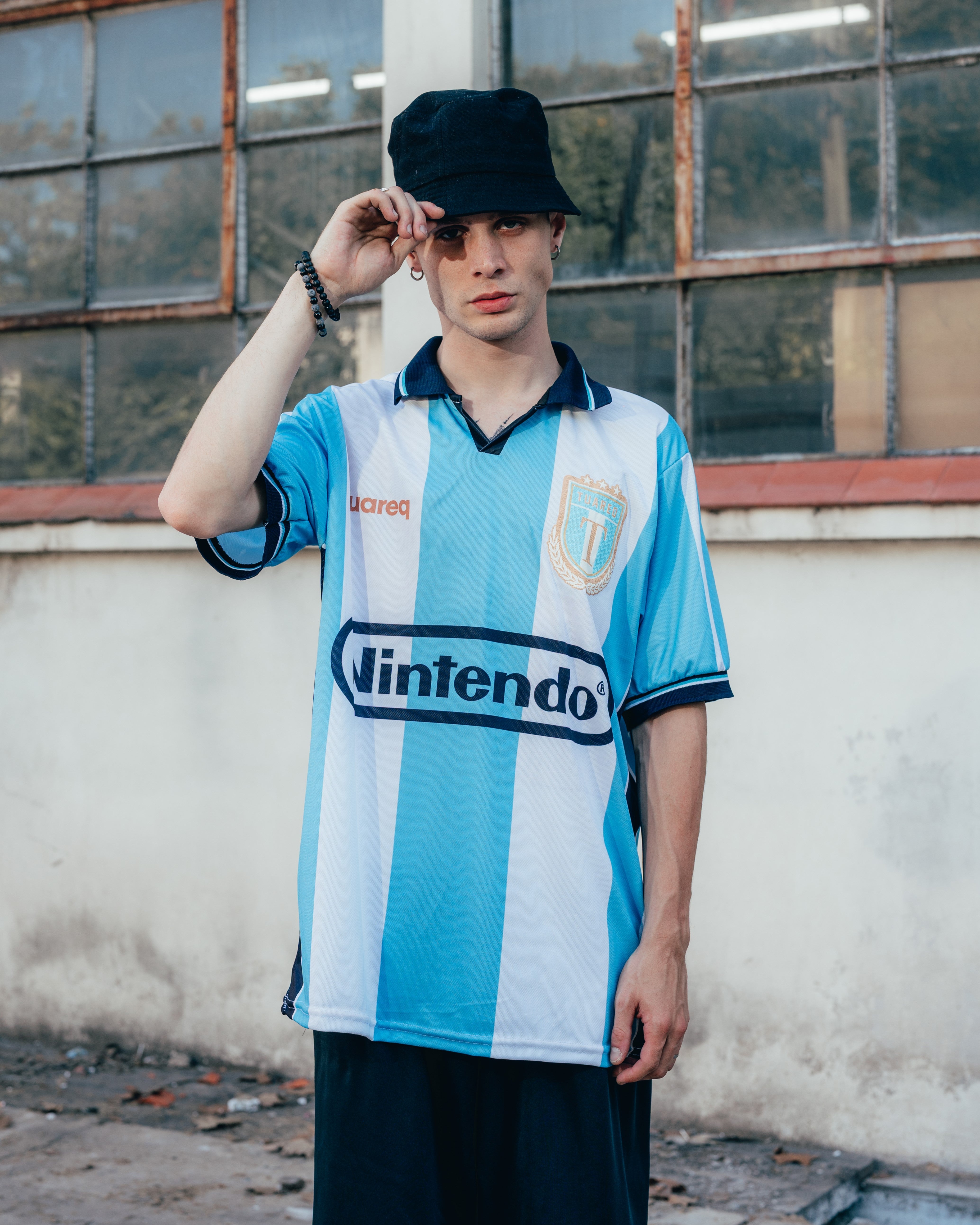 CAMISETA FUTBOL [ NINTENDO ] LOCAL ALBICELESTE