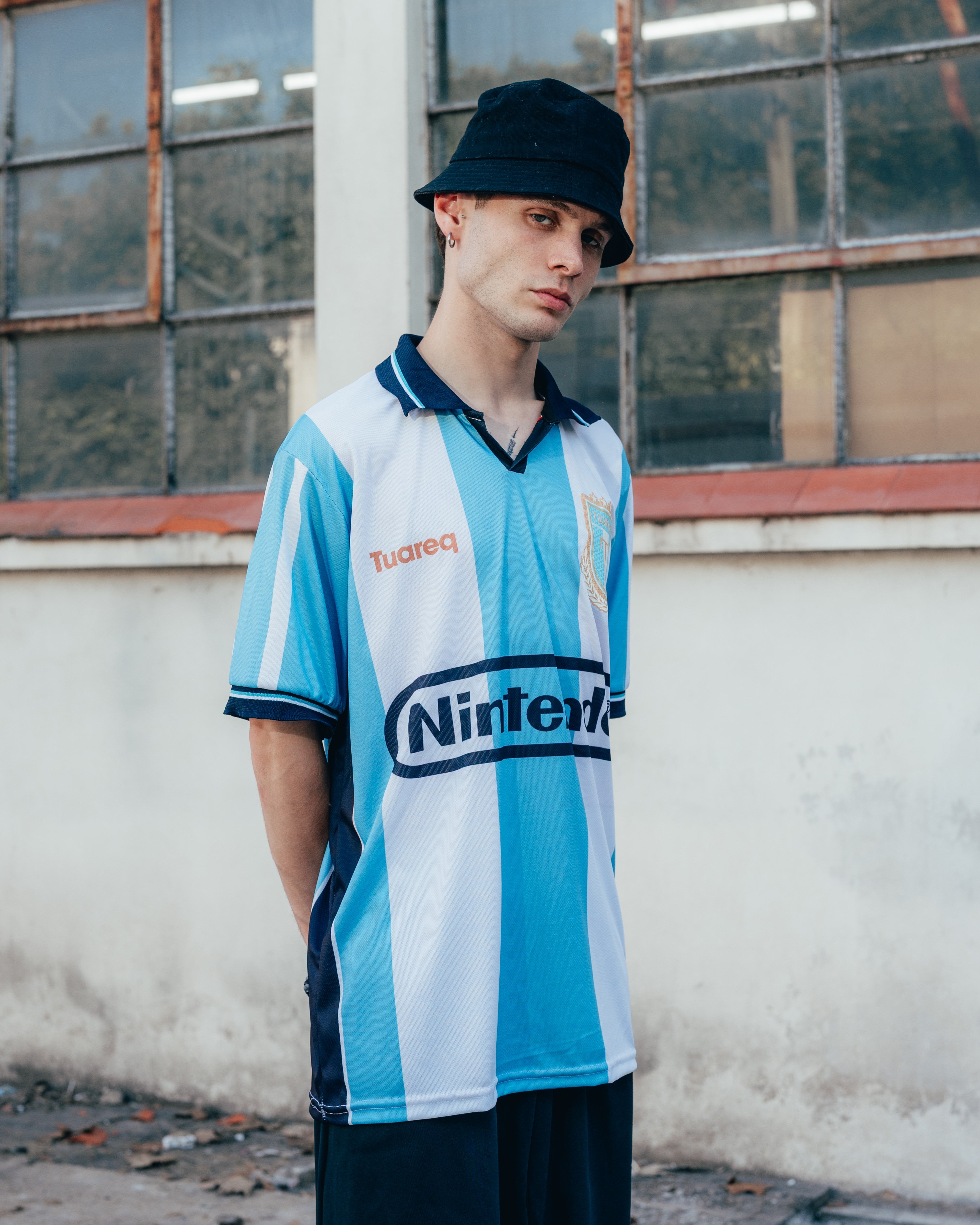 CAMISETA FUTBOL [ NINTENDO ] LOCAL ALBICELESTE