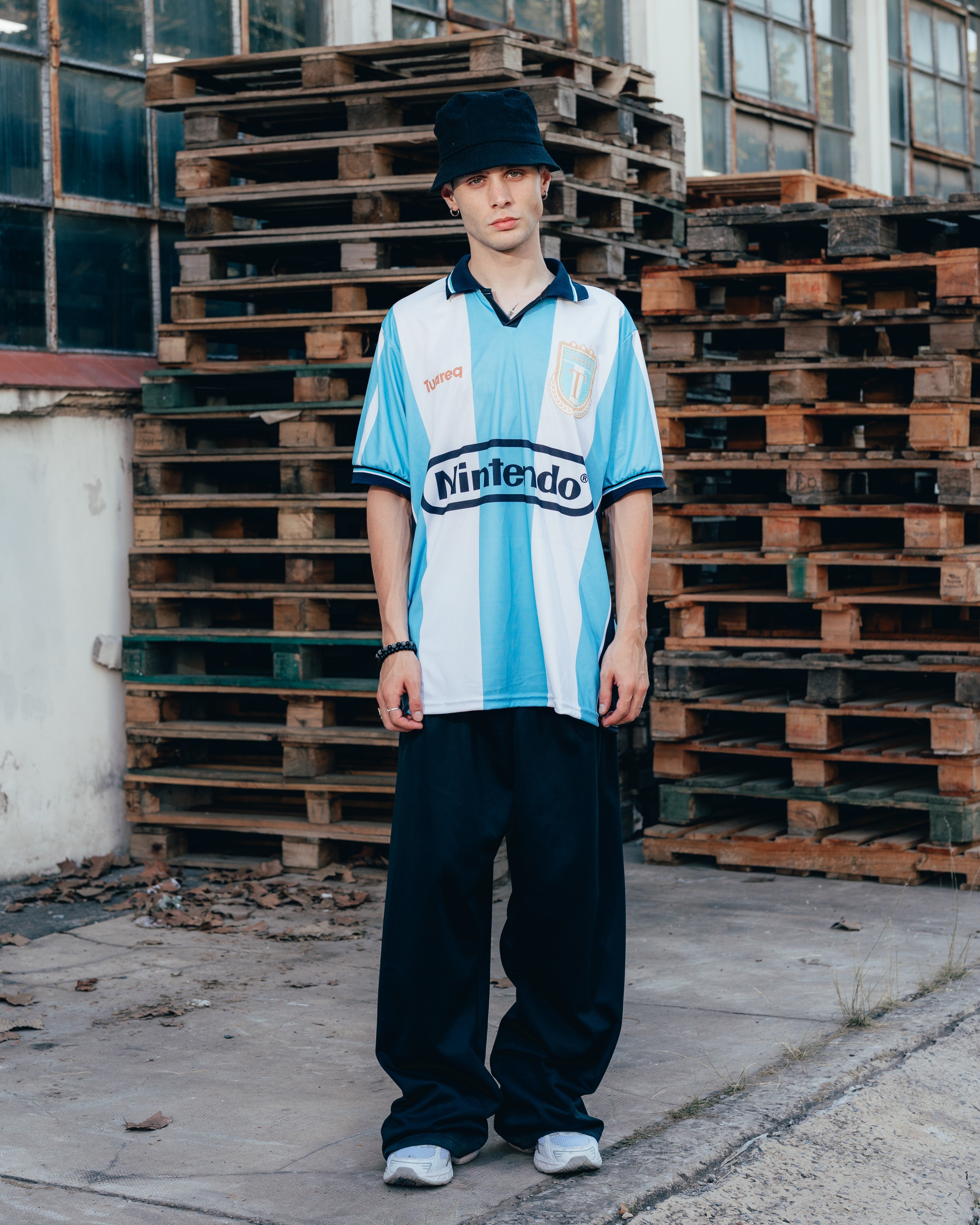 CAMISETA FUTBOL [ NINTENDO ] LOCAL ALBICELESTE