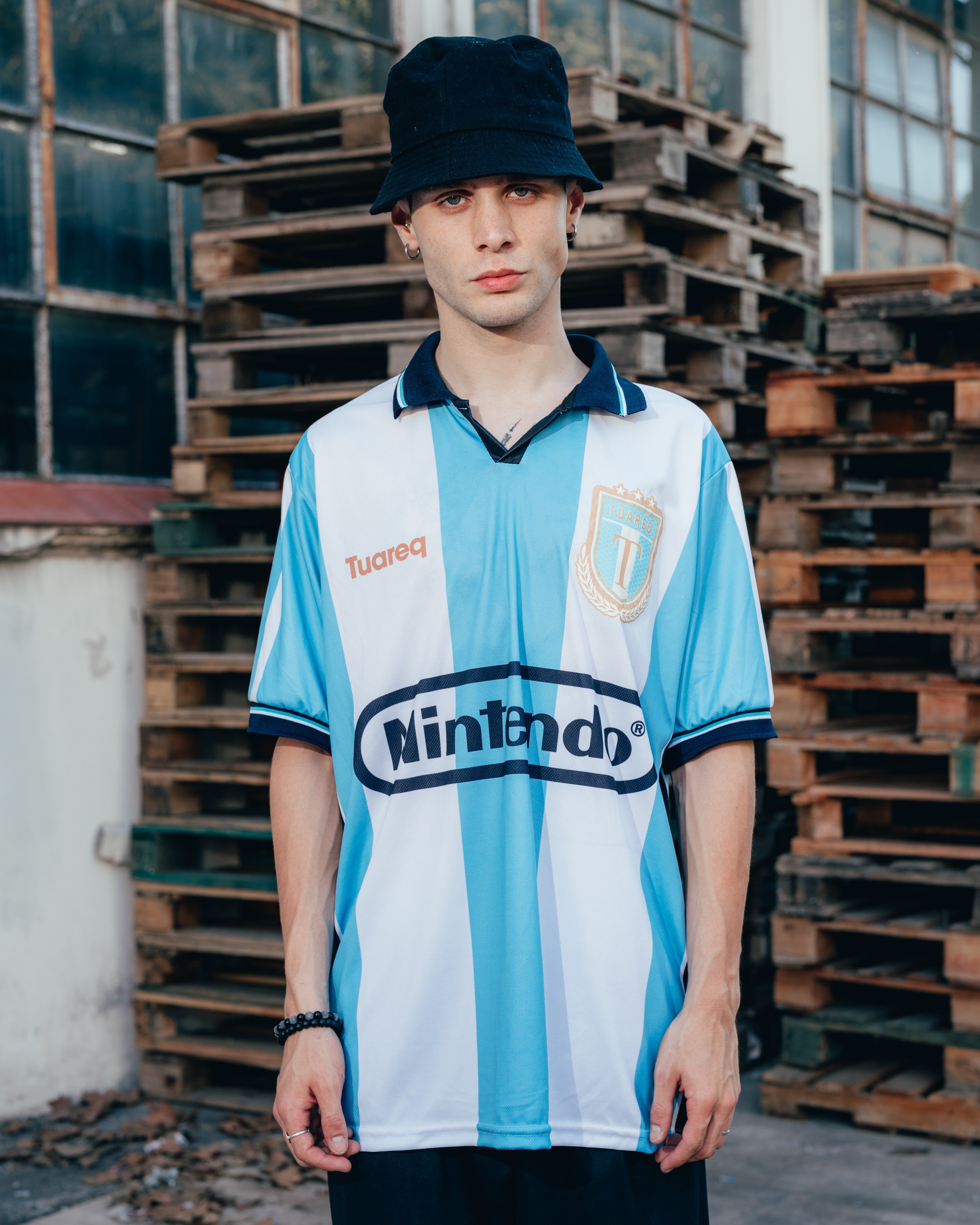 CAMISETA FUTBOL [ NINTENDO ] LOCAL ALBICELESTE