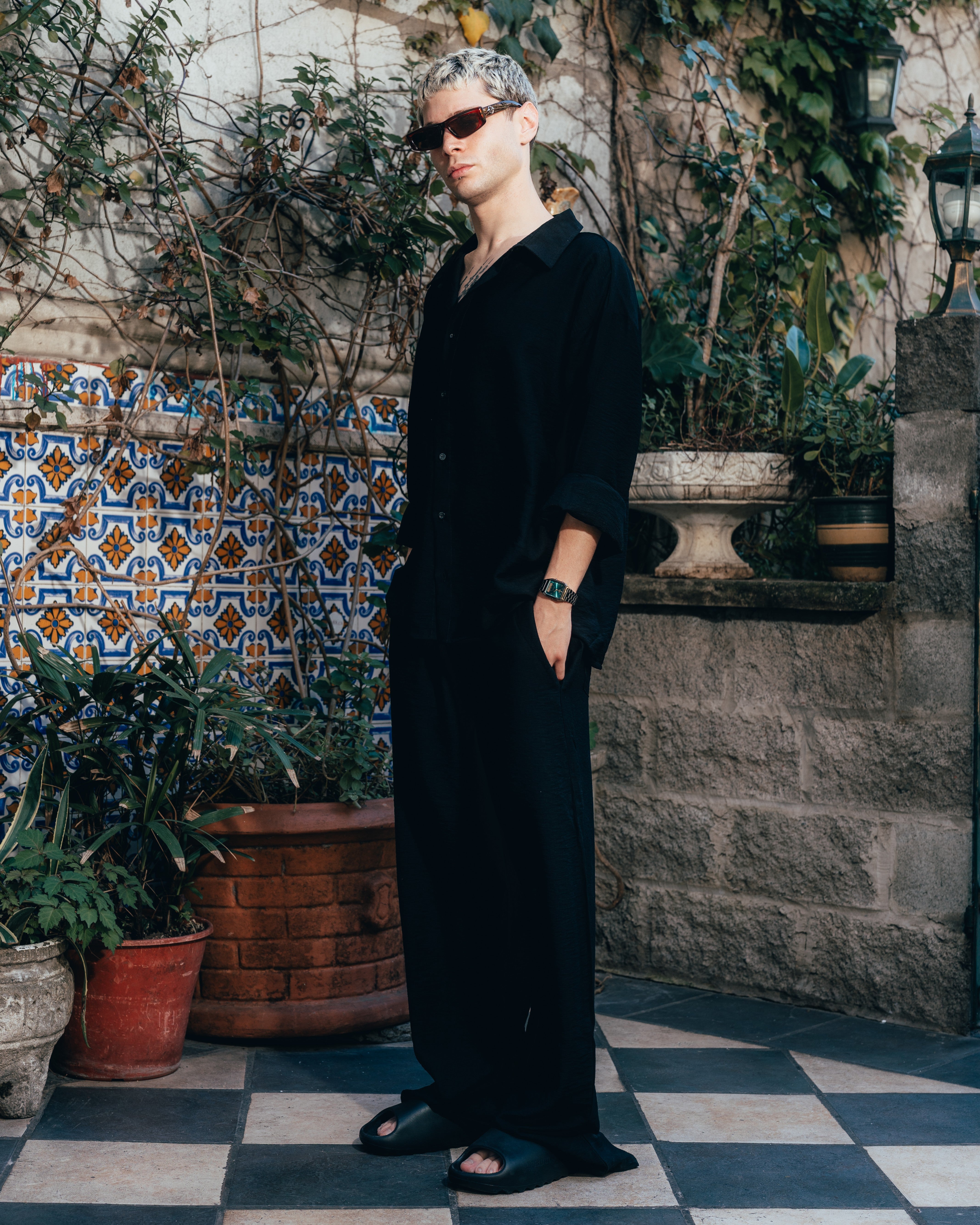 CONJUNTO DE LINO [ PRIMARI ] BLACK