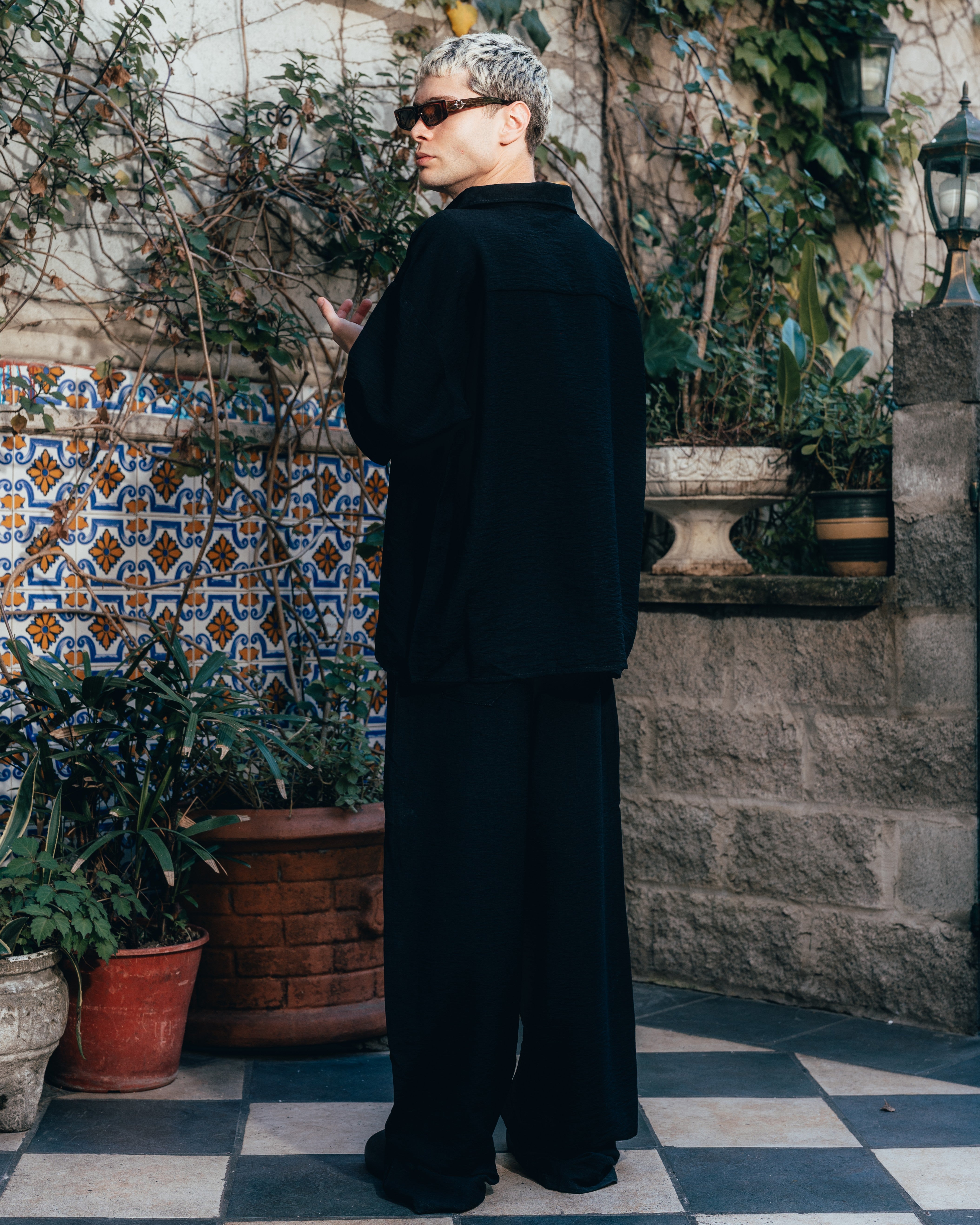 CONJUNTO DE LINO [ PRIMARI ] BLACK