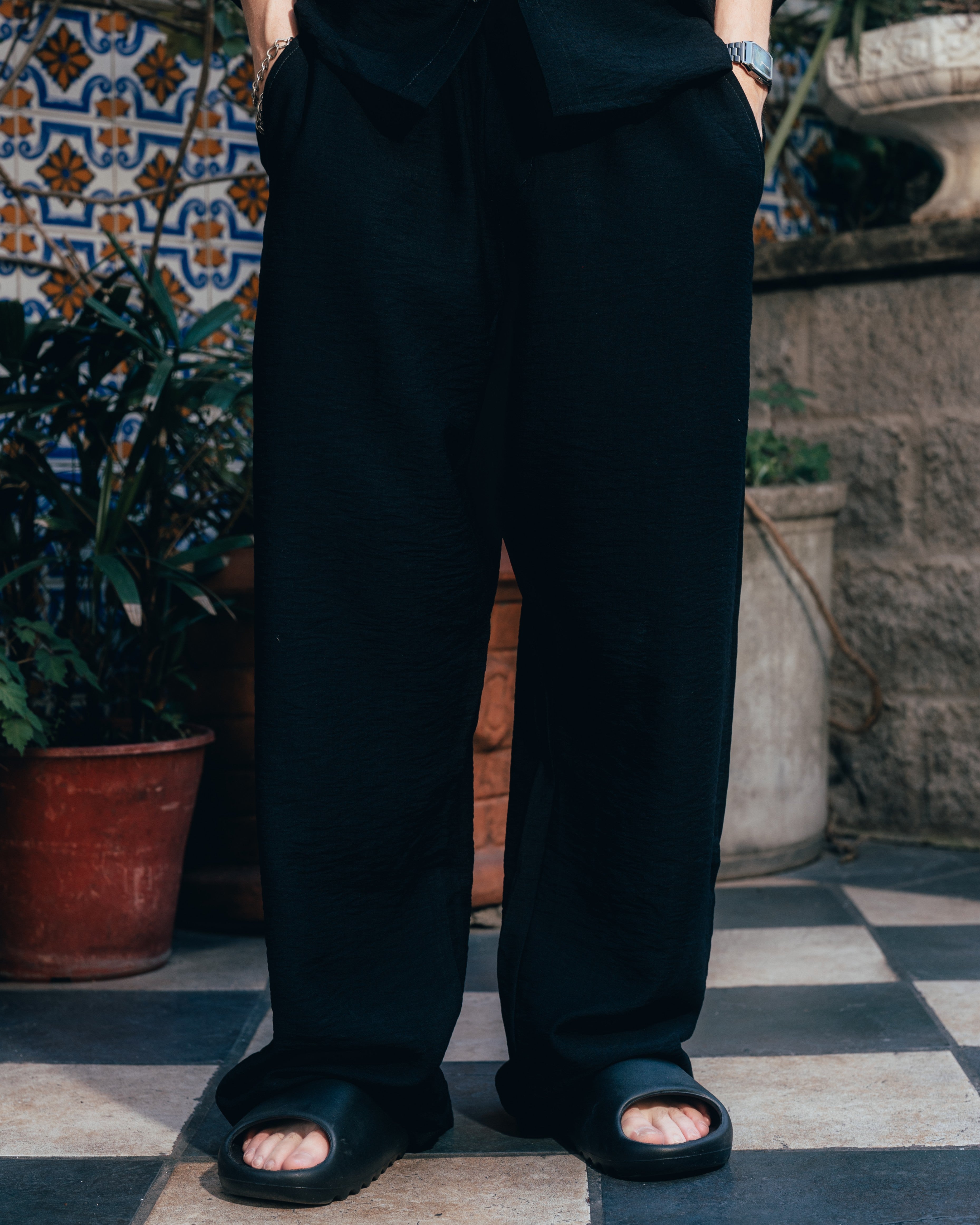 CONJUNTO DE LINO [ PRIMARI ] BLACK