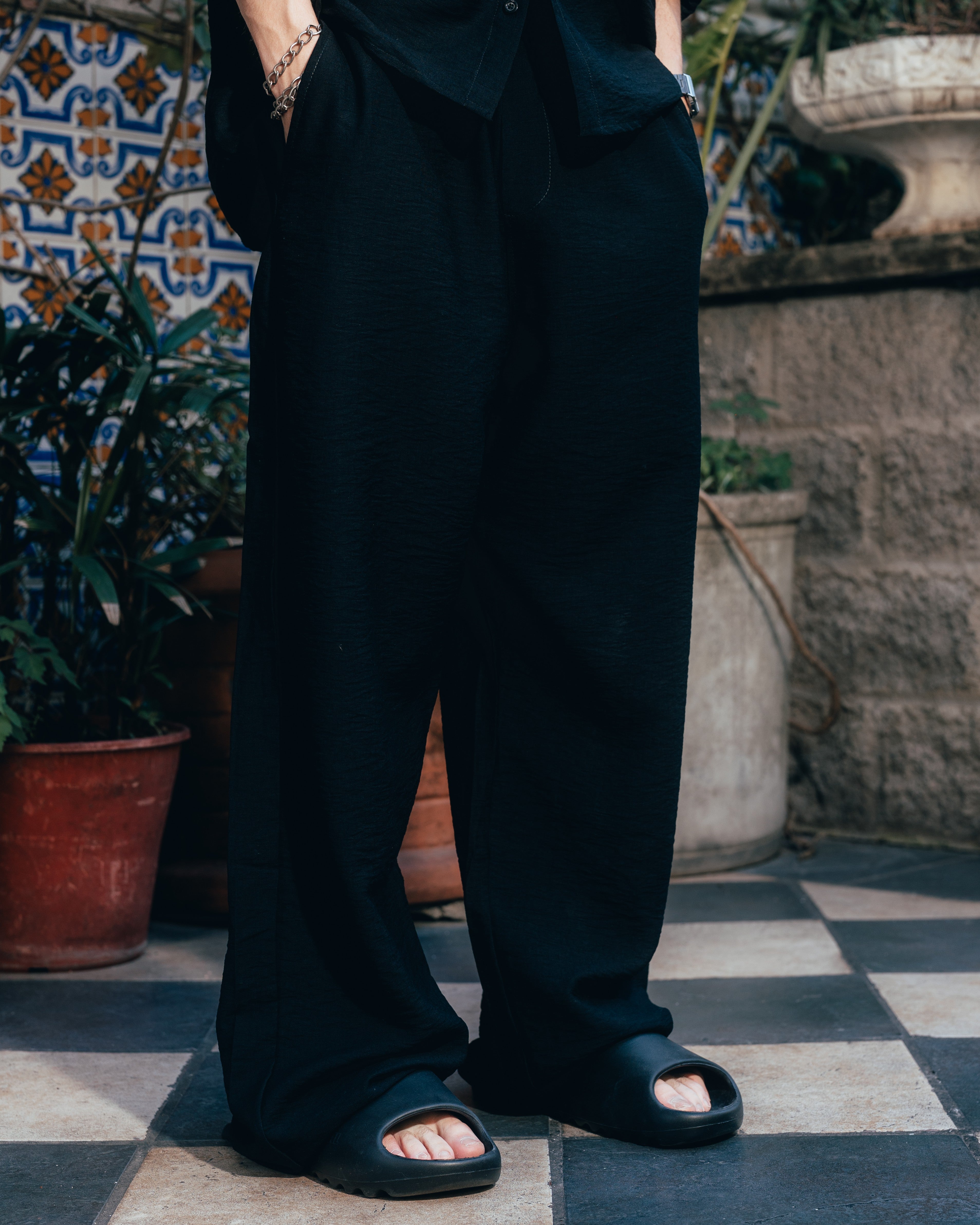 CONJUNTO DE LINO [ PRIMARI ] BLACK