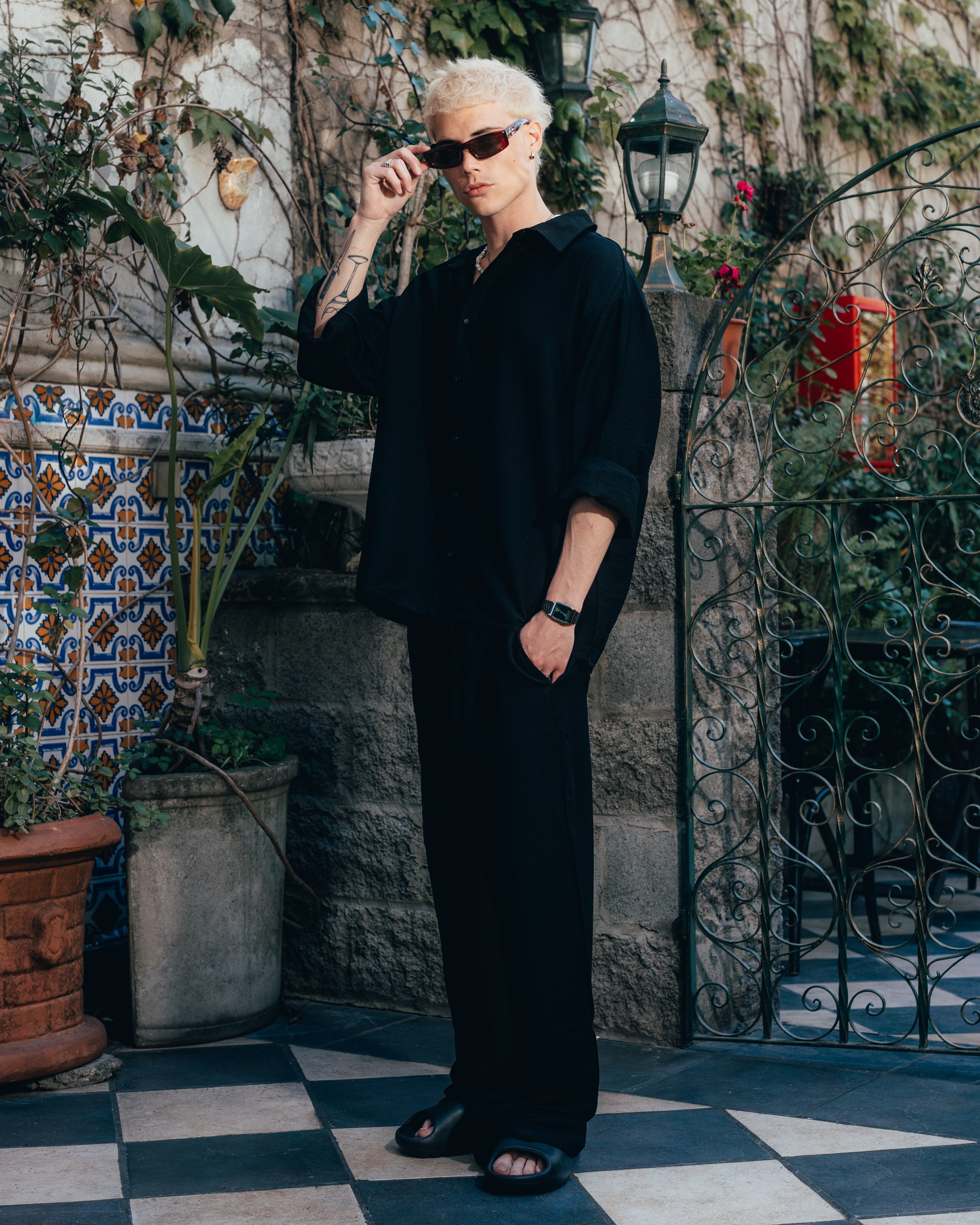 CONJUNTO DE LINO [ PRIMARI ] BLACK