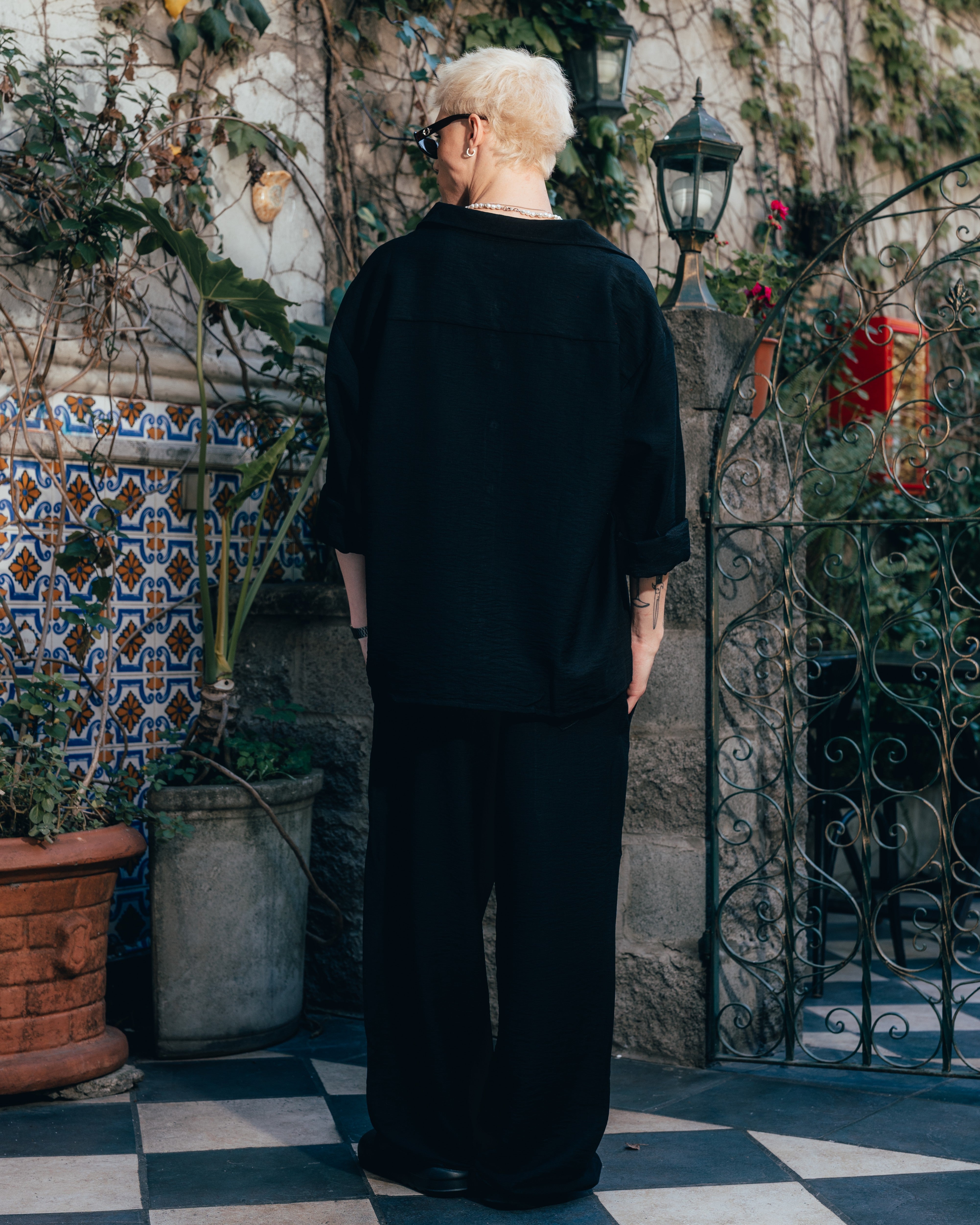 CONJUNTO DE LINO [ PRIMARI ] BLACK