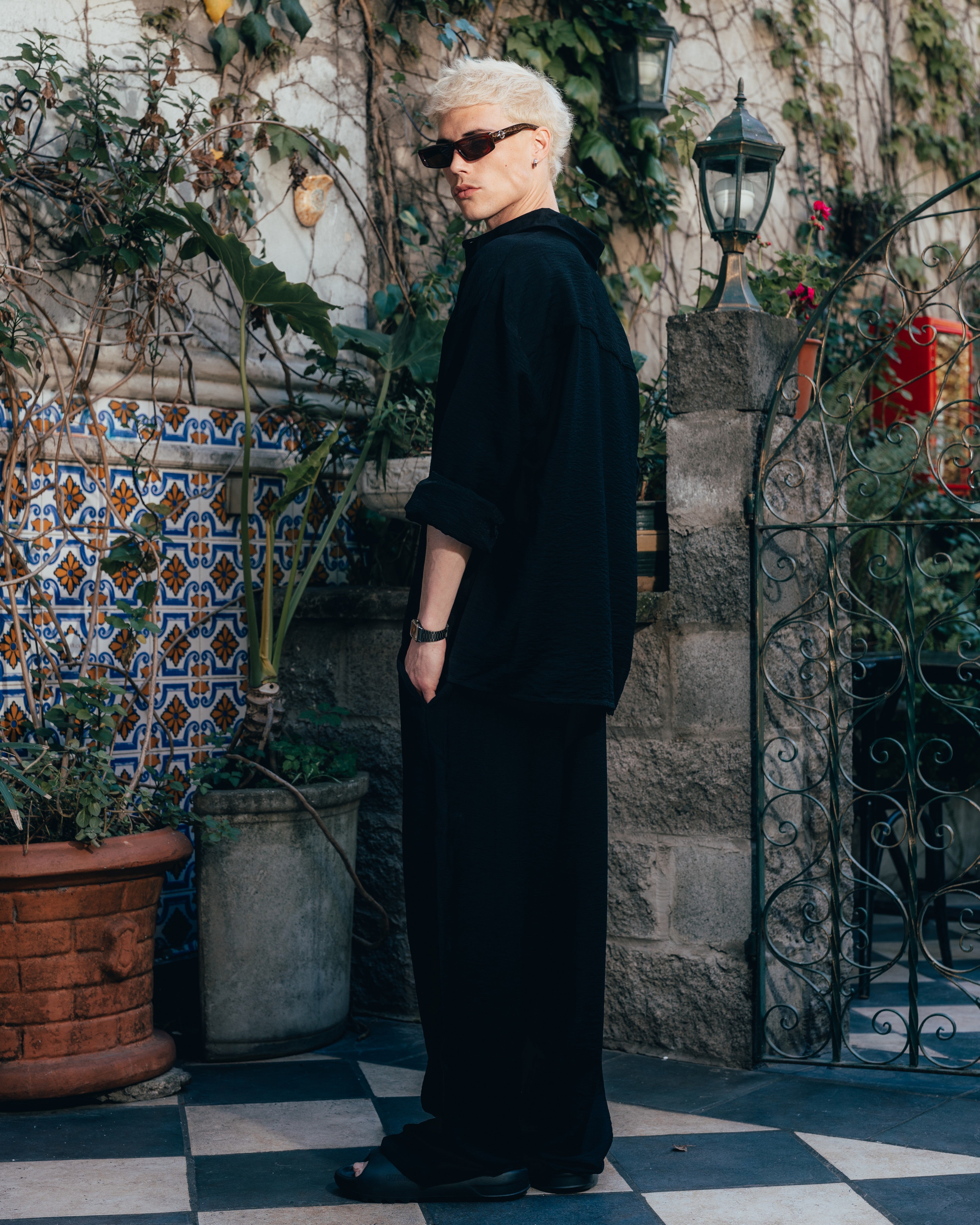 CONJUNTO DE LINO [ PRIMARI ] BLACK