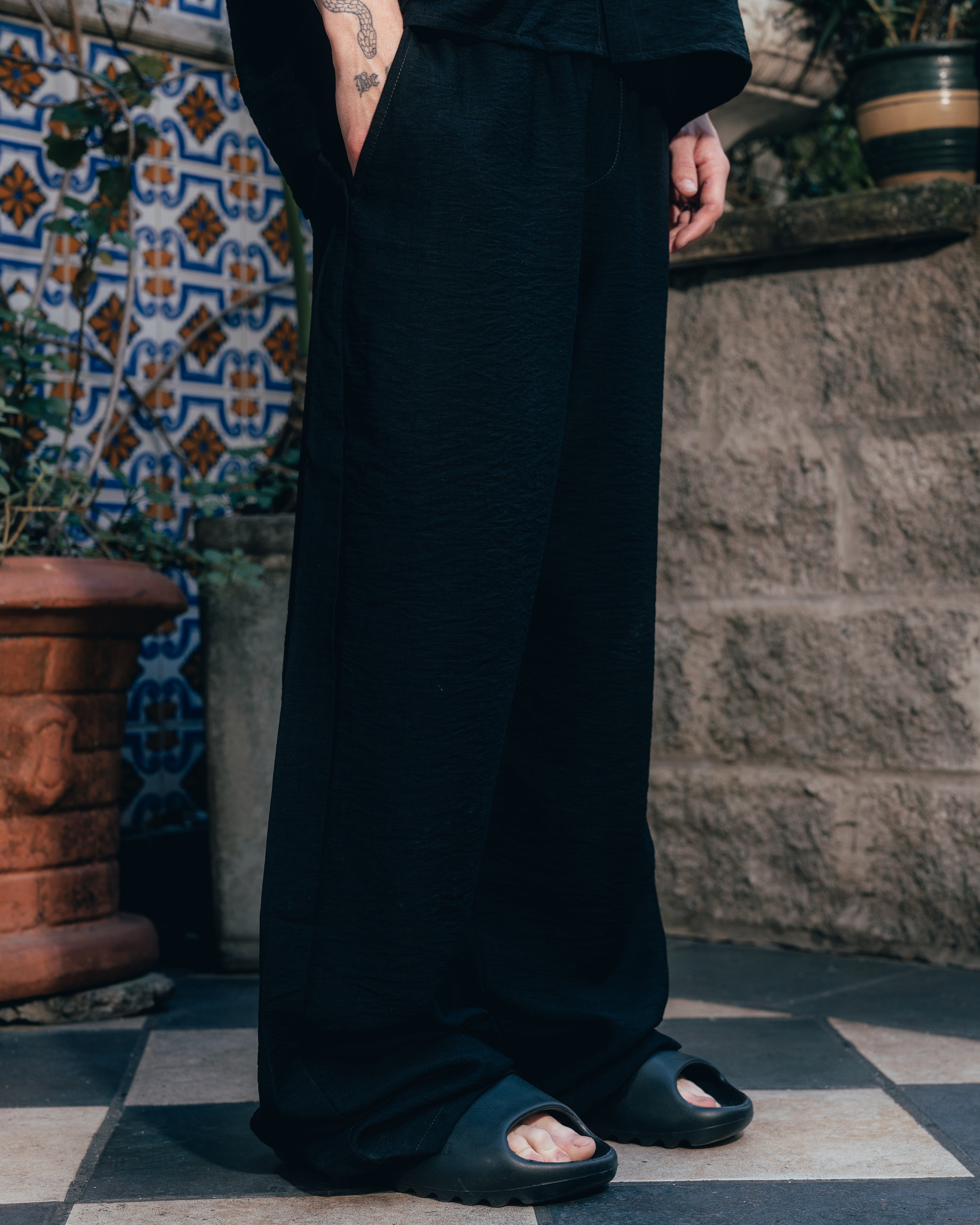 CONJUNTO DE LINO [ PRIMARI ] BLACK