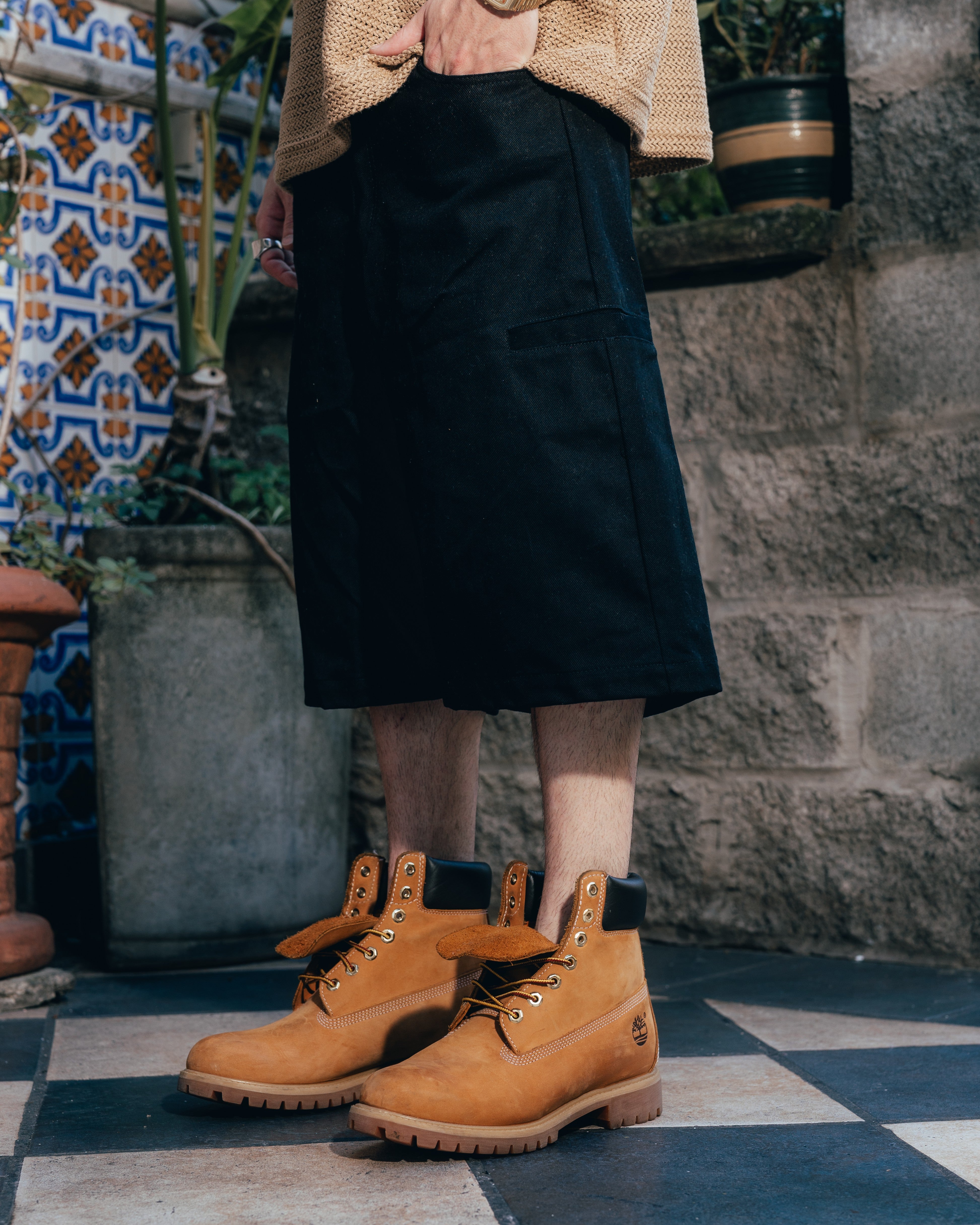 BERMUDA ¾ OVERSIZED [ PRIMARI ] BLACK