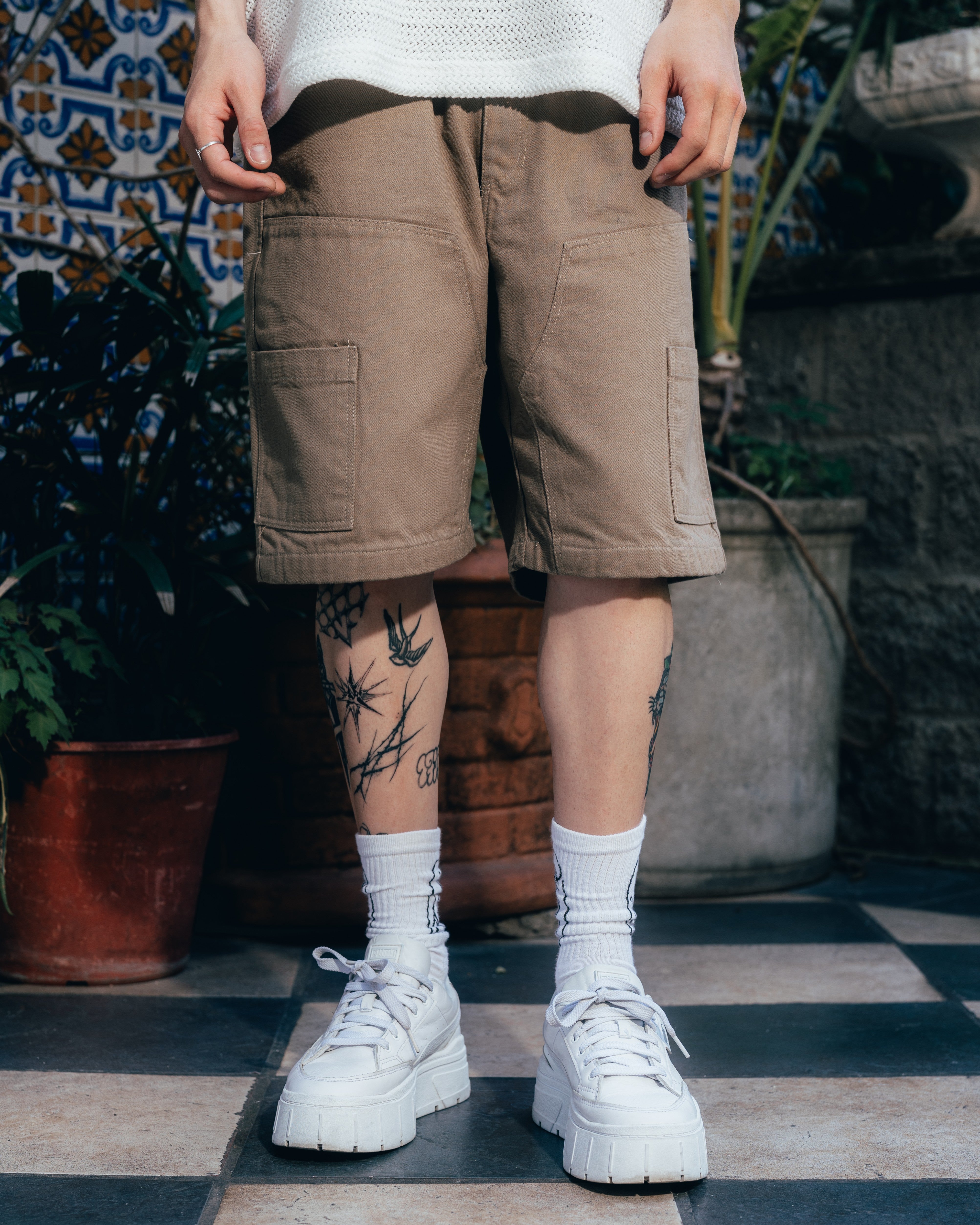 BERMUDA ¾ OVERSIZED CARGO [ PRIMARI ] BROWN