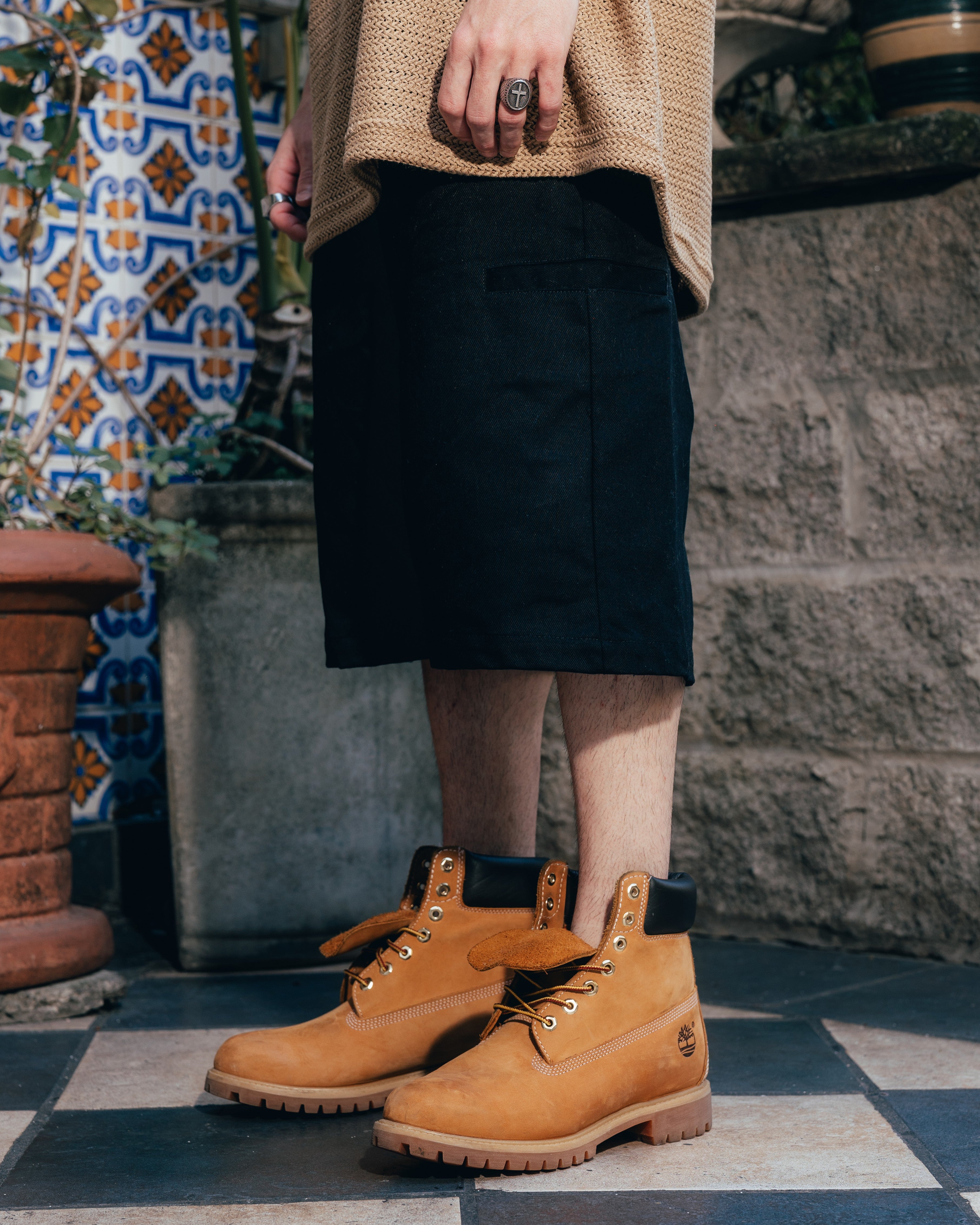 BERMUDA ¾ OVERSIZED [ PRIMARI ] BLACK