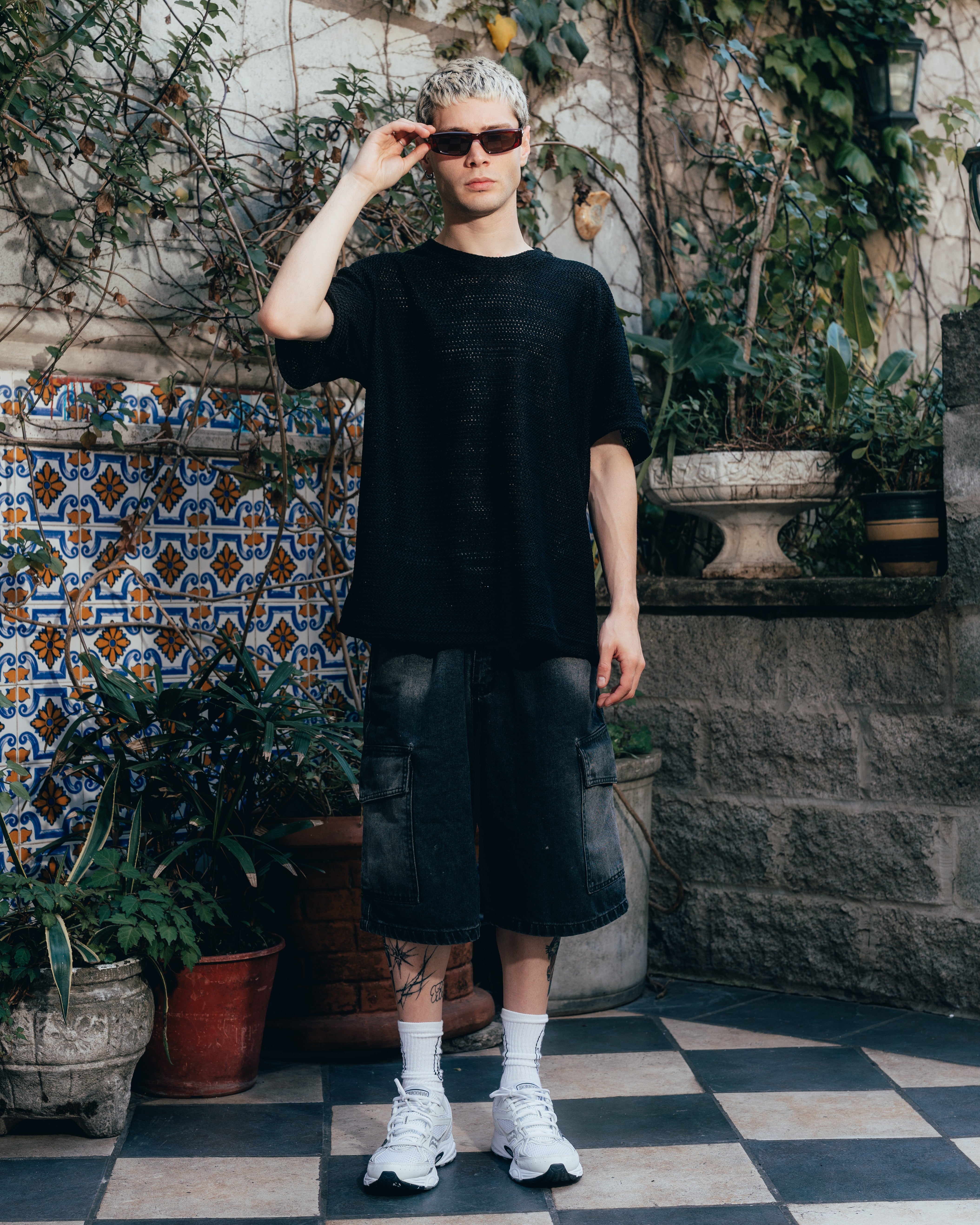 BERMUDA ¾ OVERSIZED CARGO [ PRIMARI ] WASHED
