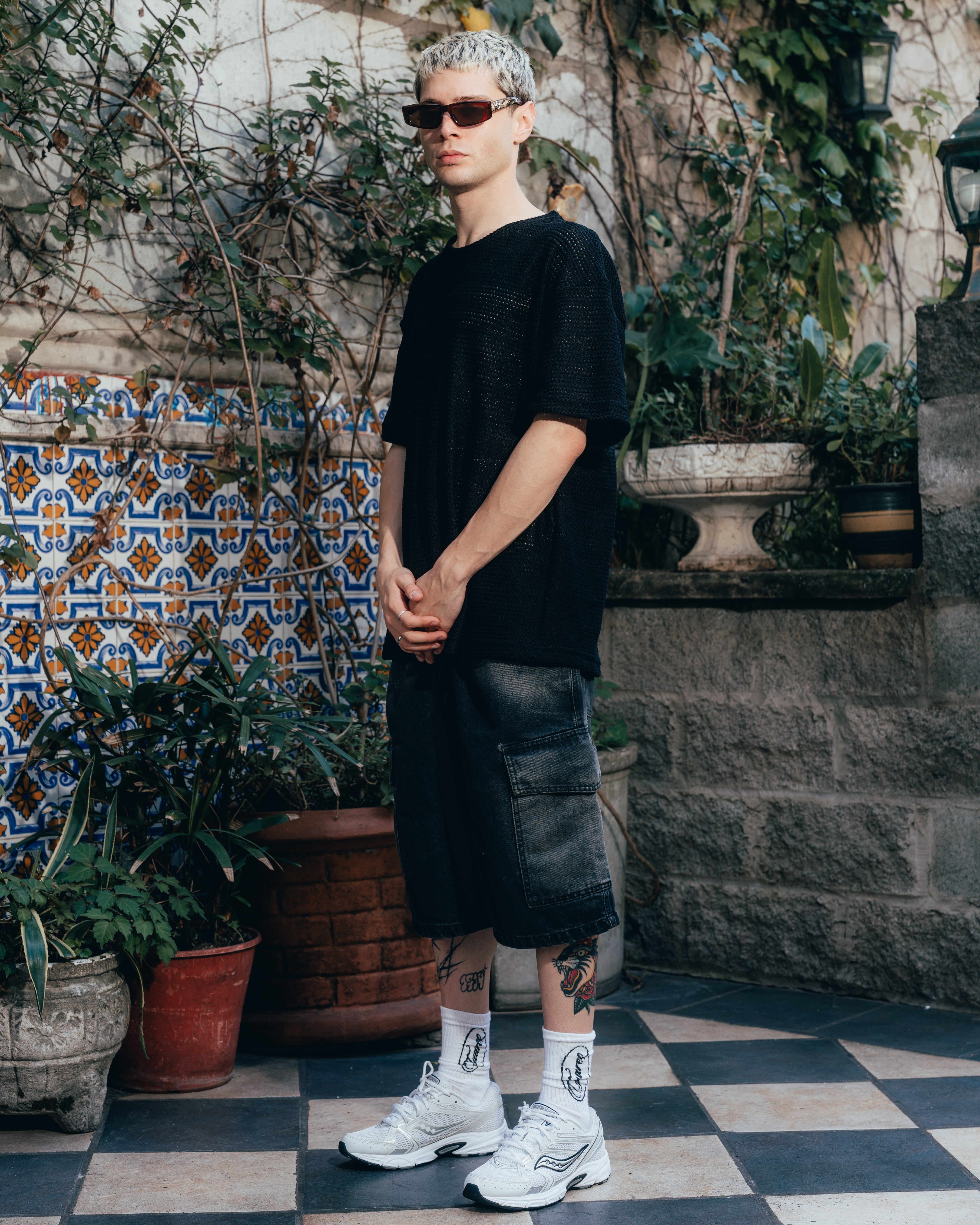 BERMUDA ¾ OVERSIZED CARGO [ PRIMARI ] WASHED