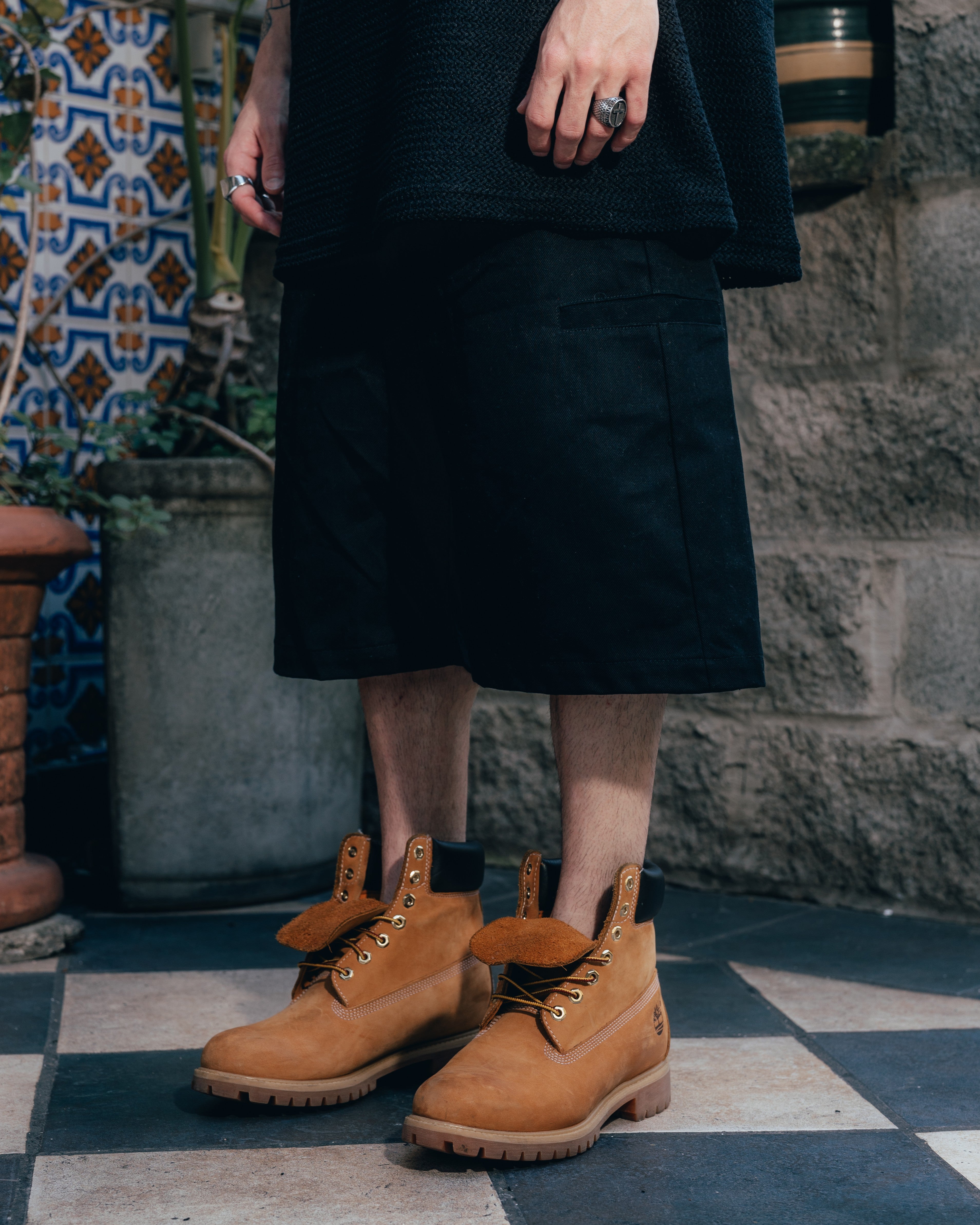 BERMUDA ¾ OVERSIZED [ PRIMARI ] BLACK