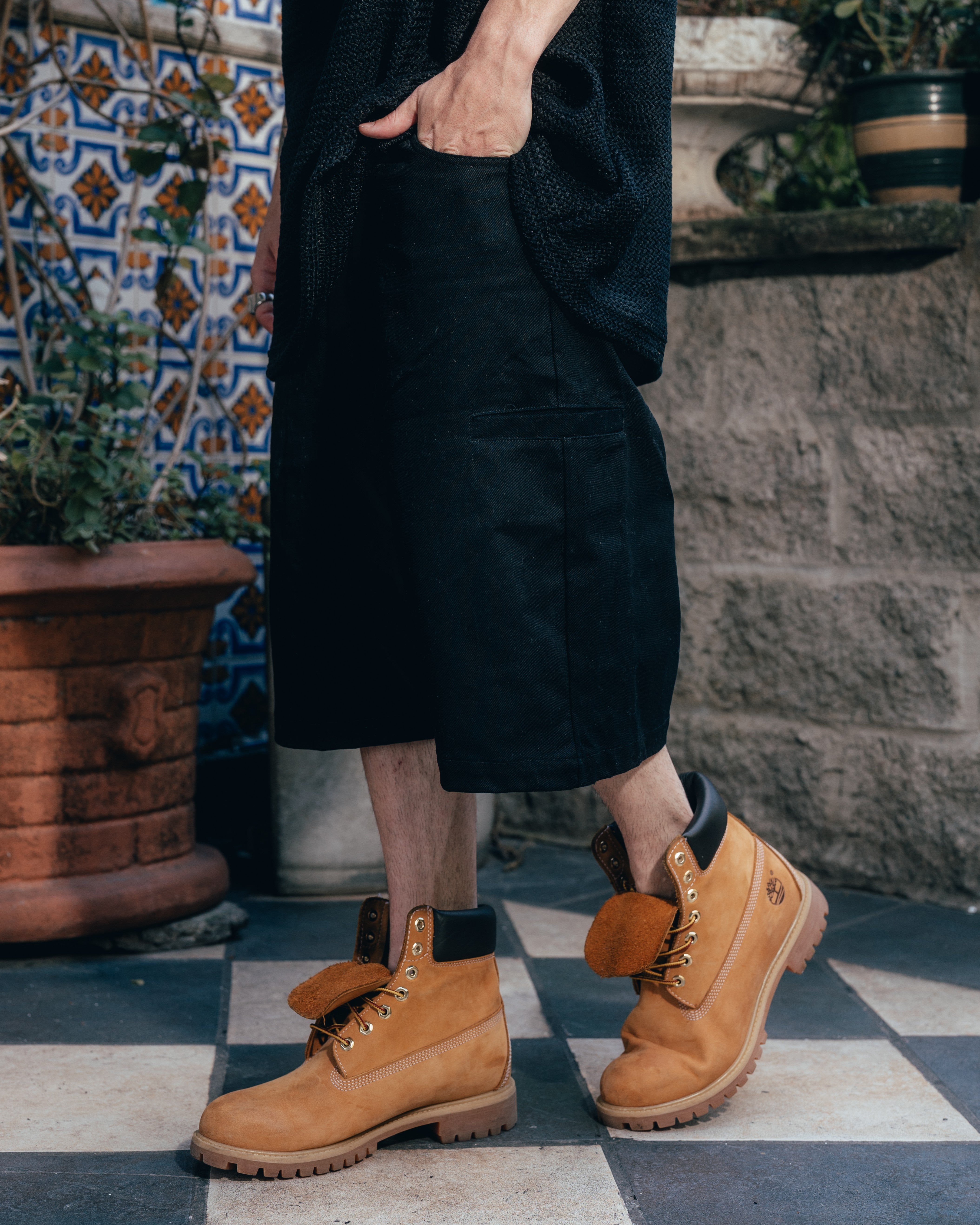 BERMUDA ¾ OVERSIZED [ PRIMARI ] BLACK
