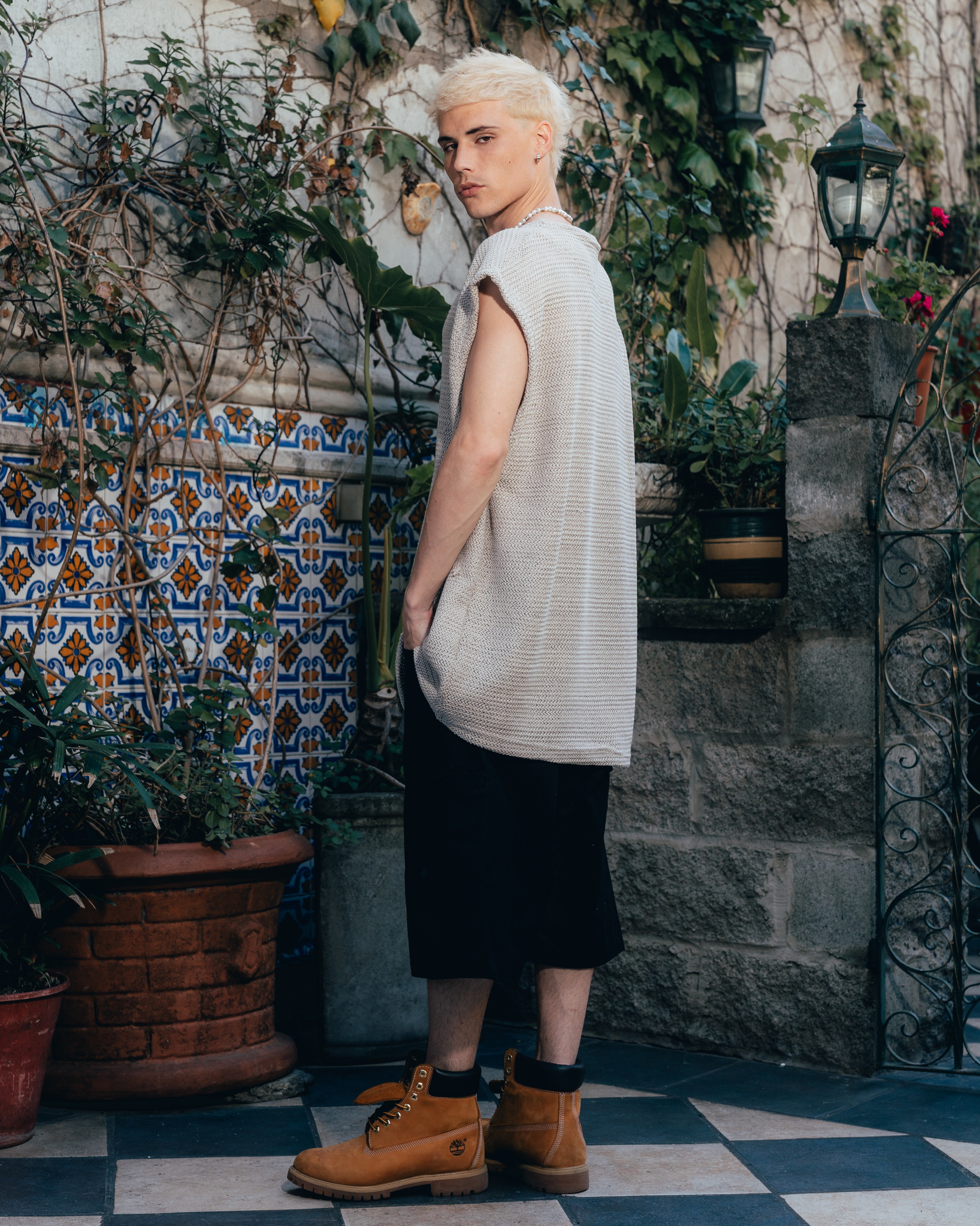 MUSCULOSA OVERSIZED TEJIDA [ PRIMARI ] GREY