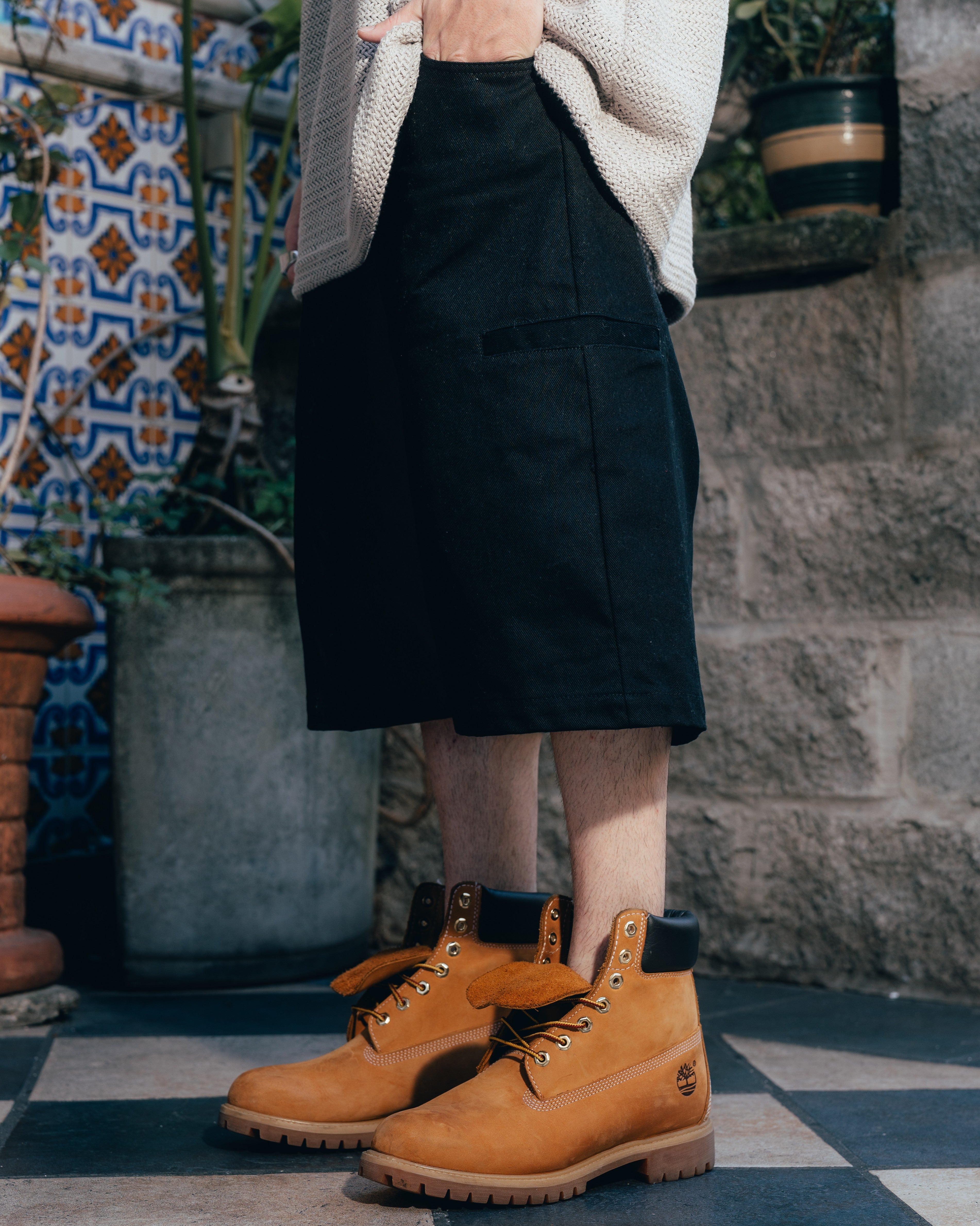 BERMUDA ¾ OVERSIZED [ PRIMARI ] BLACK
