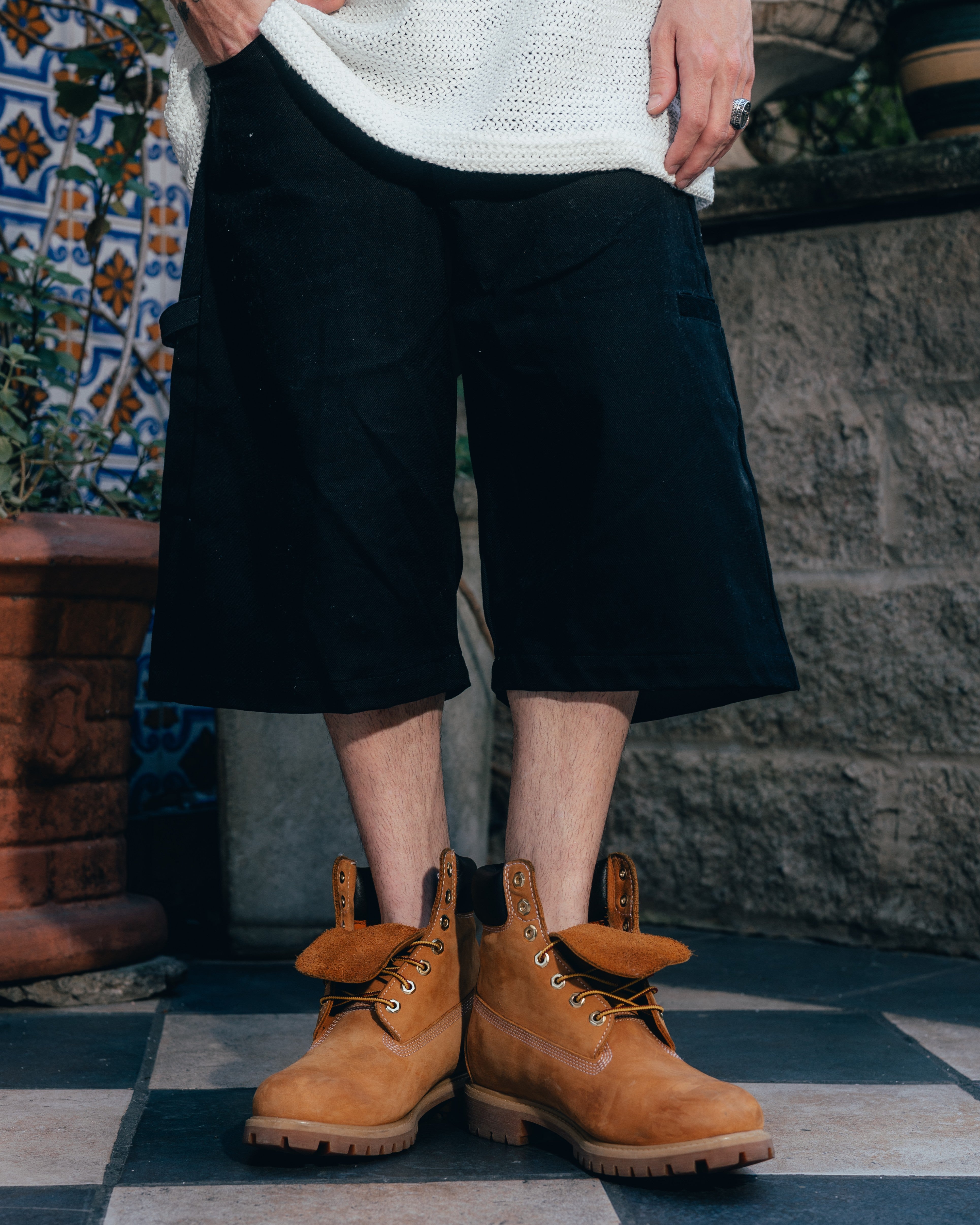 BERMUDA ¾ OVERSIZED [ PRIMARI ] BLACK