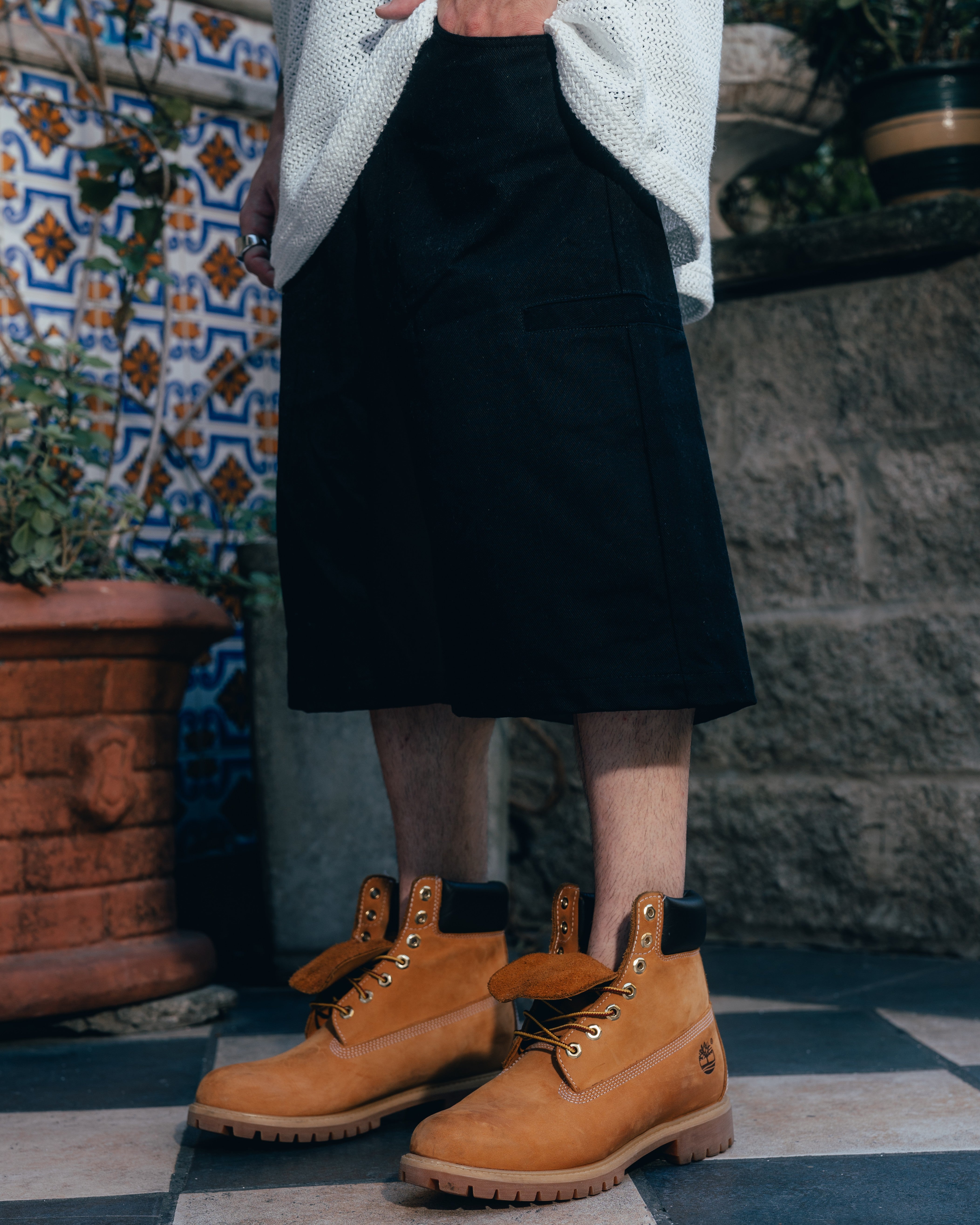 BERMUDA ¾ OVERSIZED [ PRIMARI ] BLACK