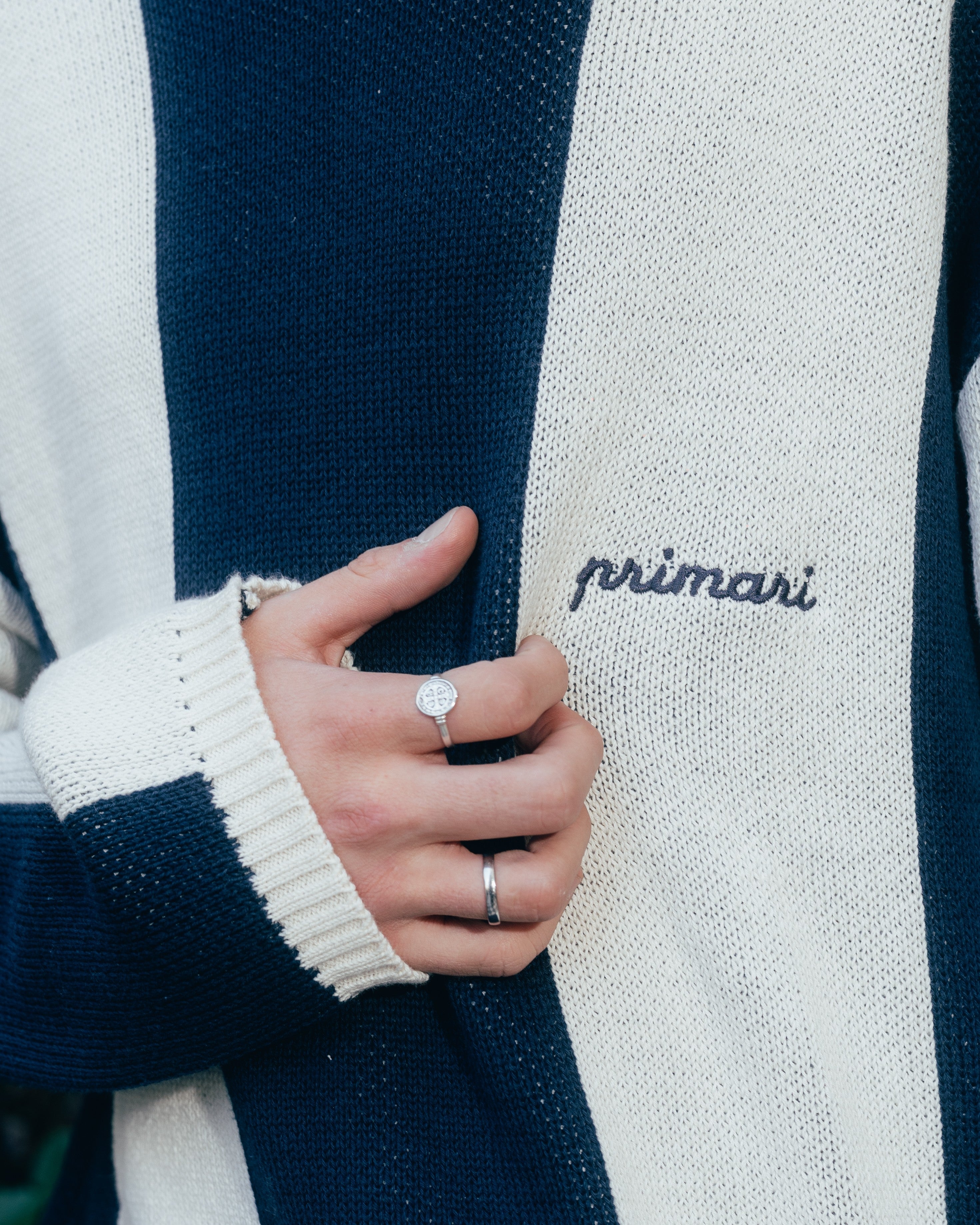SWEATER POLO TEJIDO [ PRIMARI ] BLUE