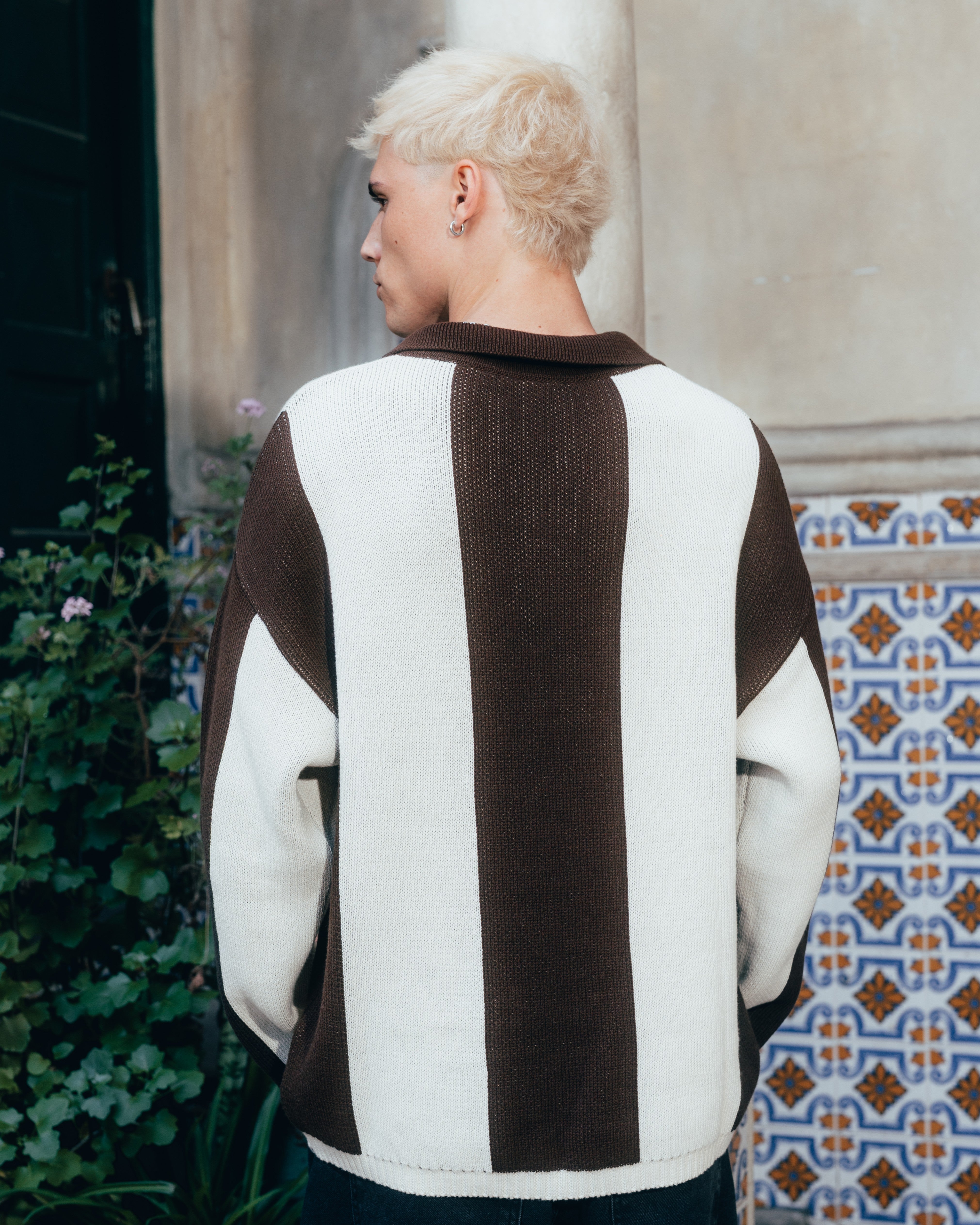 SWEATER POLO TEJIDO [ PRIMARI ] BROWN