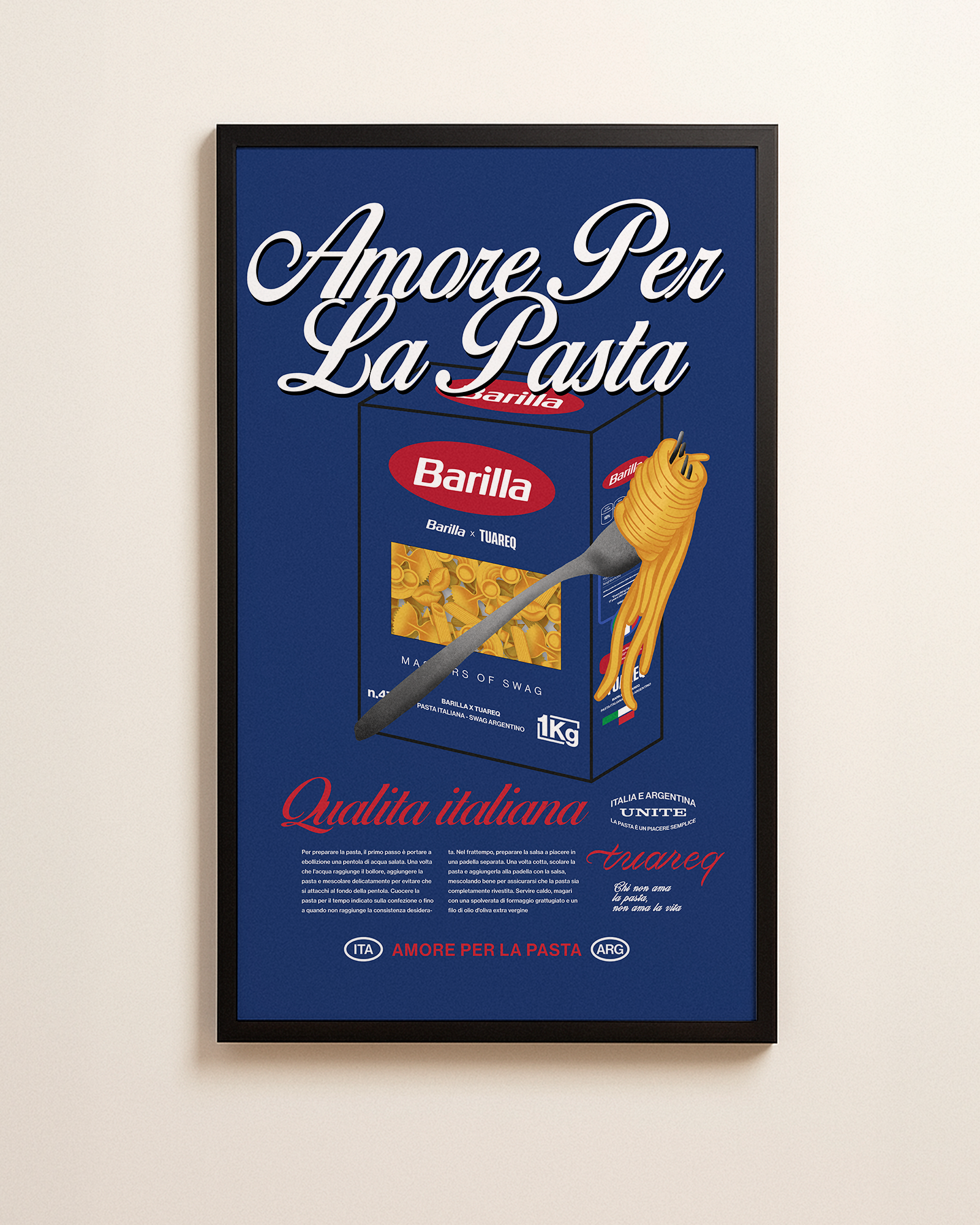 CUADRO HOME [ BARILLA BLUE ] 110X65