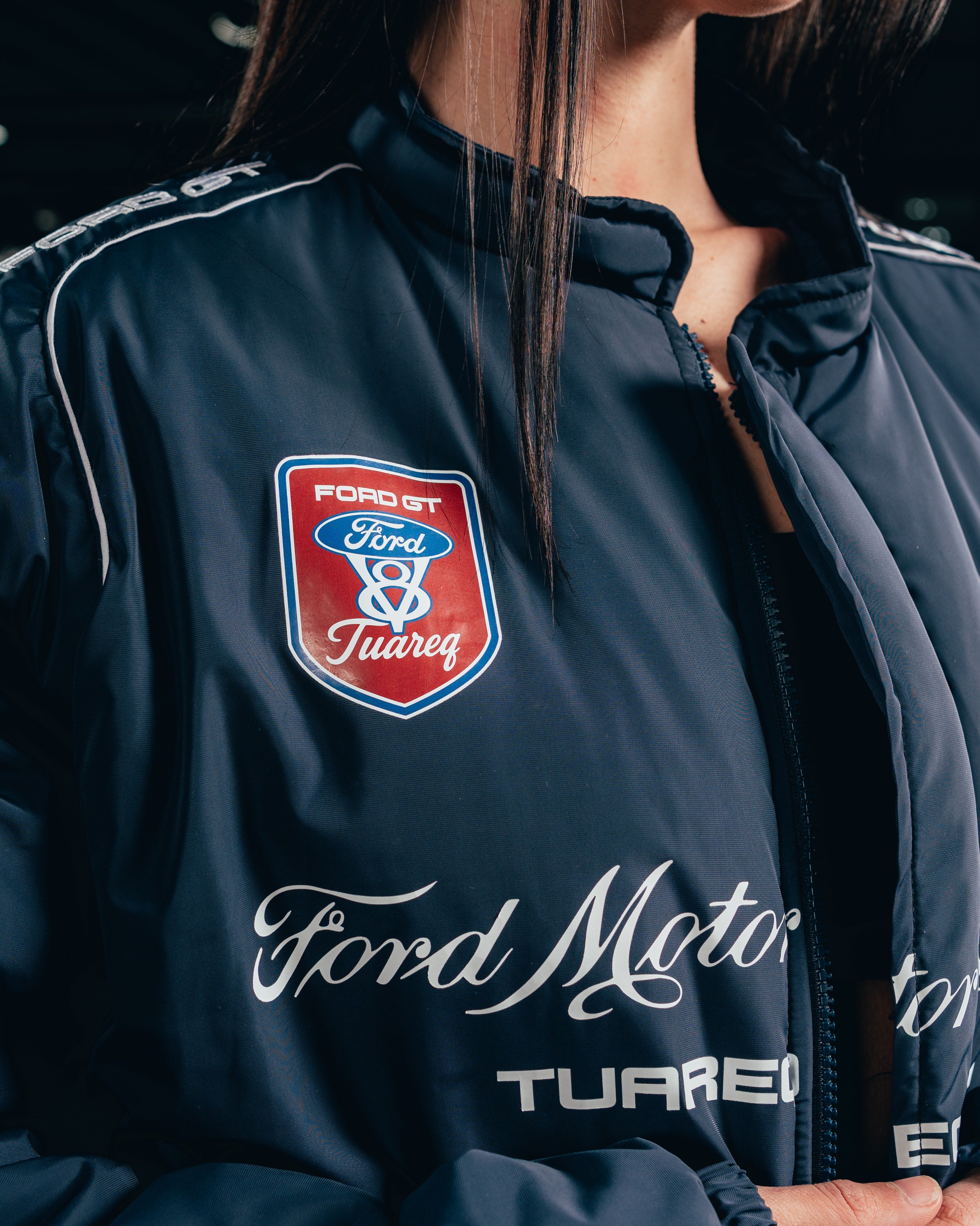 CAMPERA PUFFER [ FORD ] NASCAR BLUE