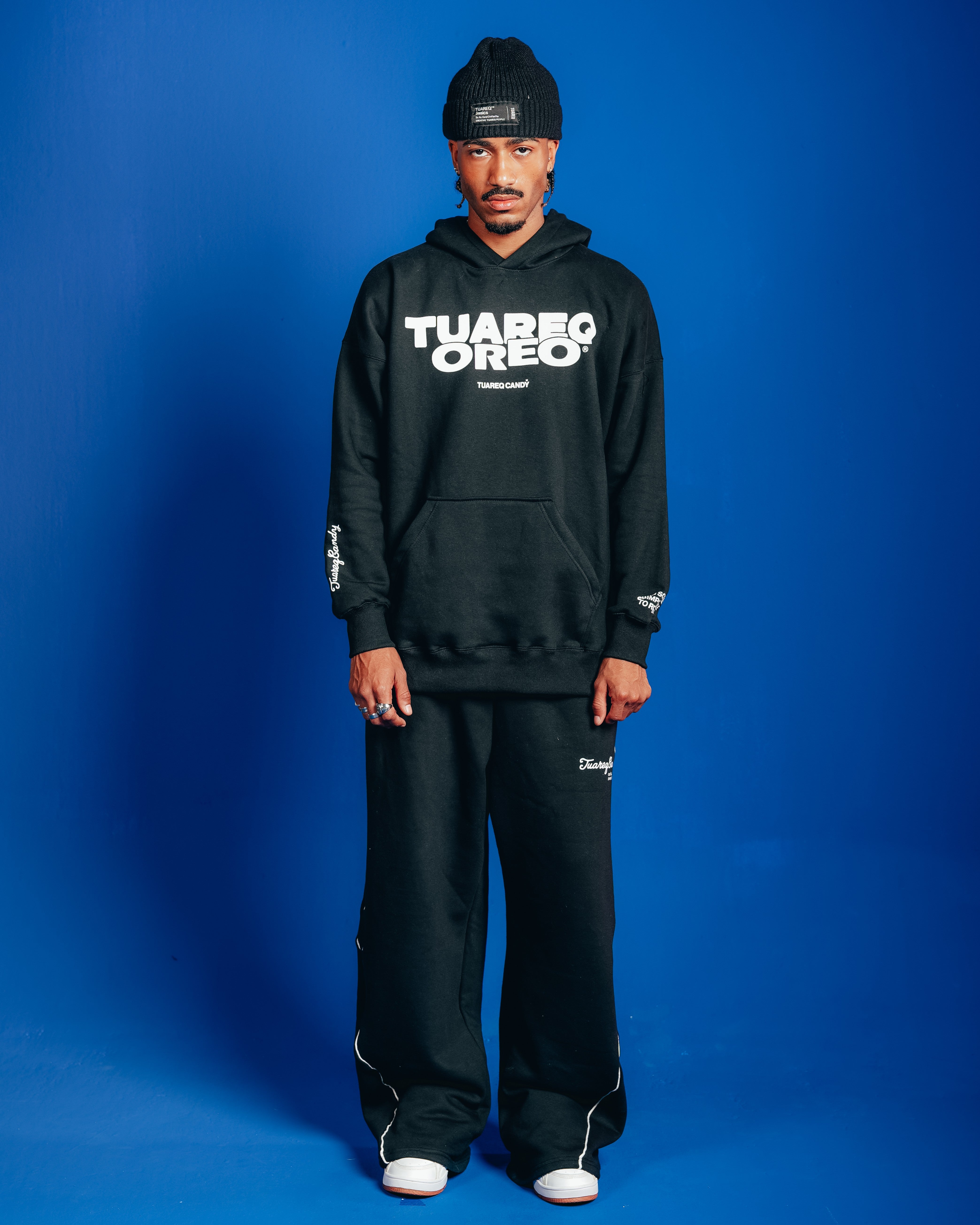 HOODIE PESADO CANDY [ OREO ] SIMPLE BLACK