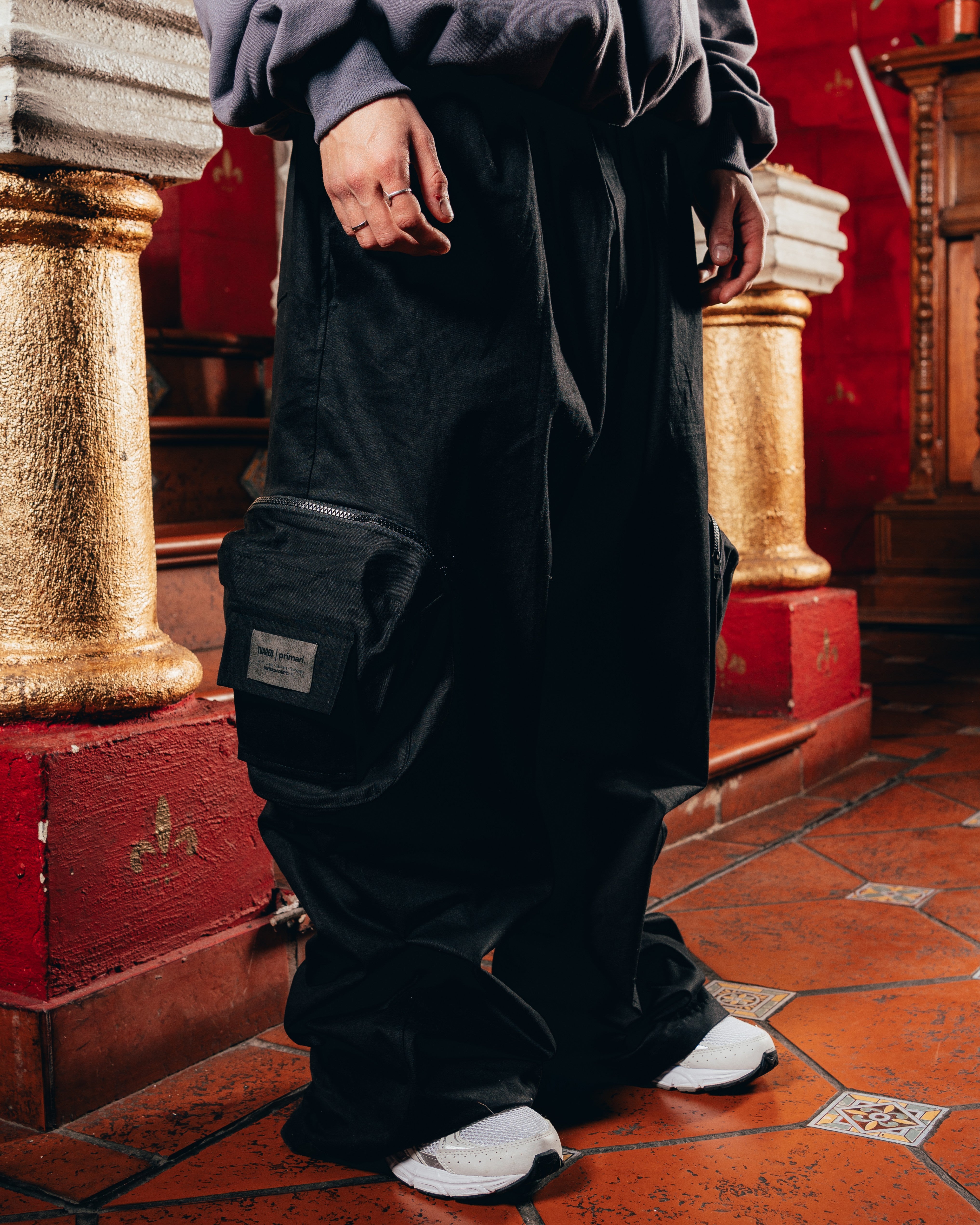 JEAN MEGA CARGO [ PRIMARI ] BLACK