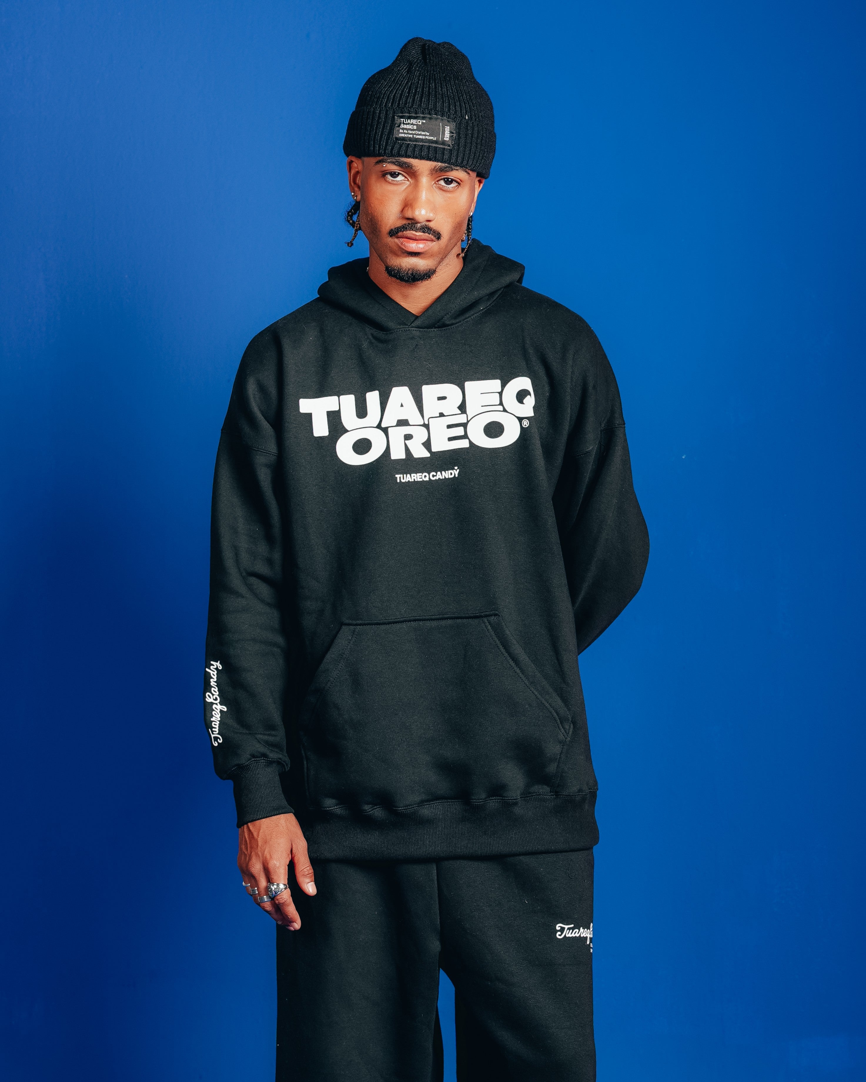 HOODIE PESADO CANDY [ OREO ] SIMPLE BLACK