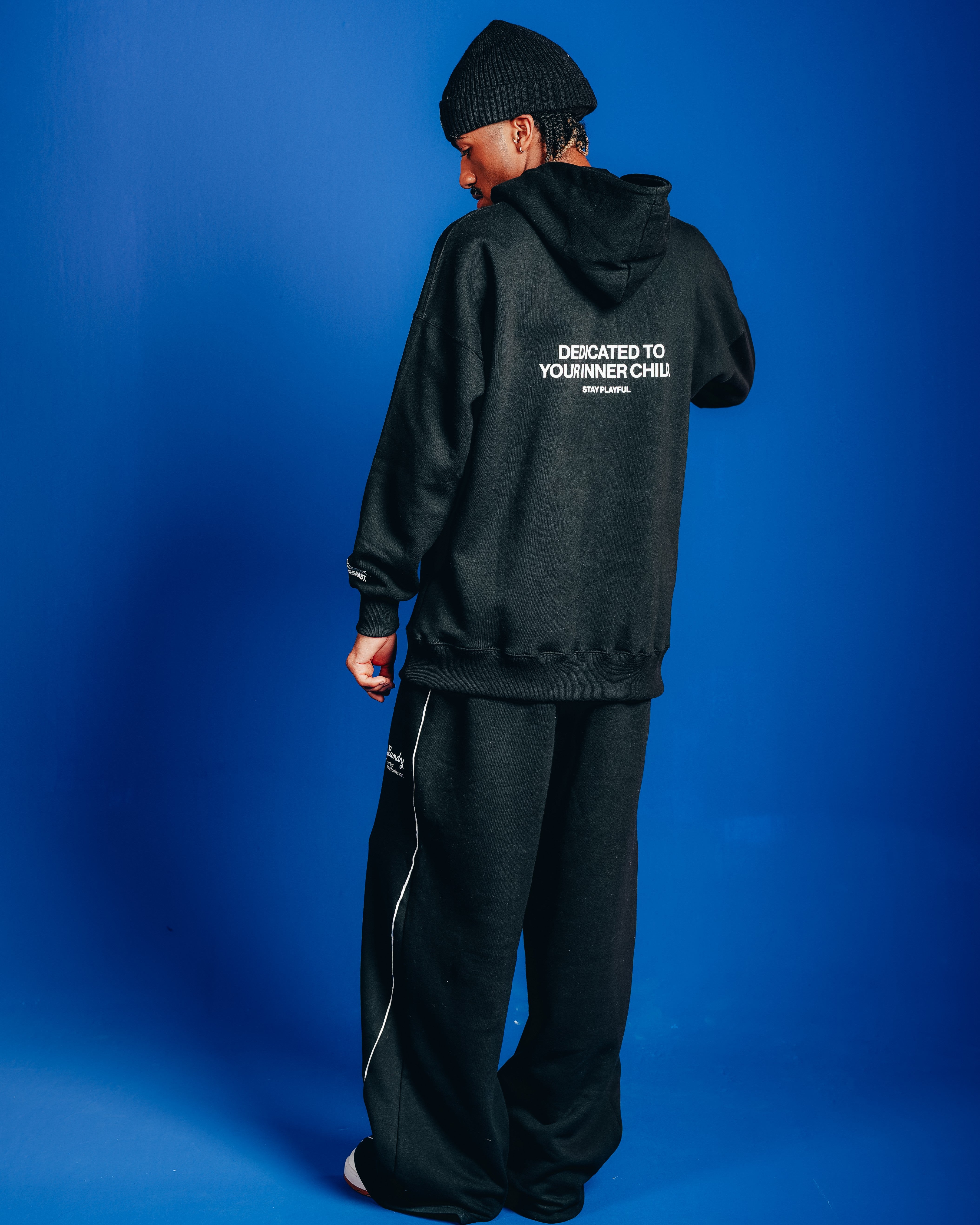 HOODIE PESADO CANDY [ OREO ] SIMPLE BLACK