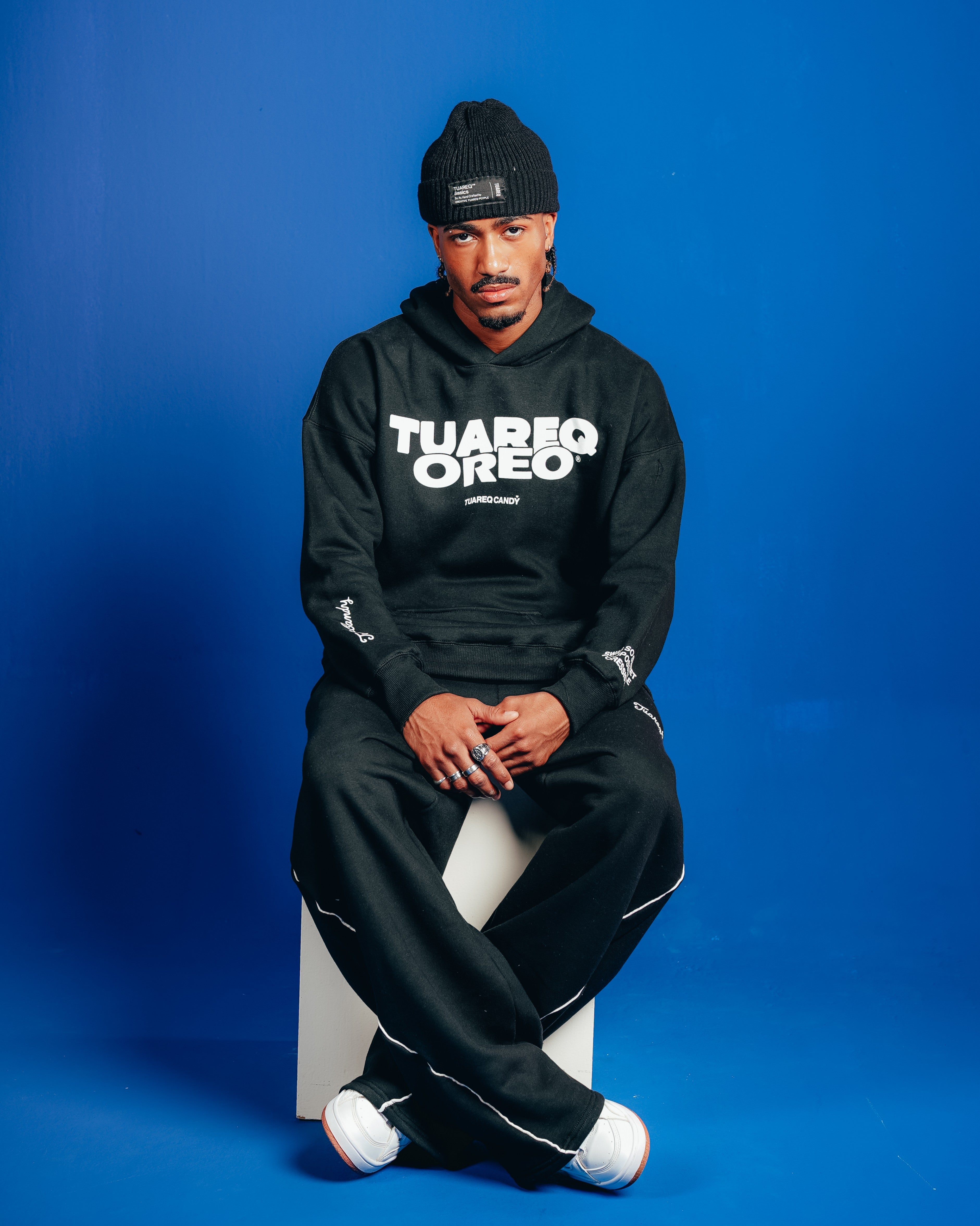 HOODIE PESADO CANDY [ OREO ] SIMPLE BLACK
