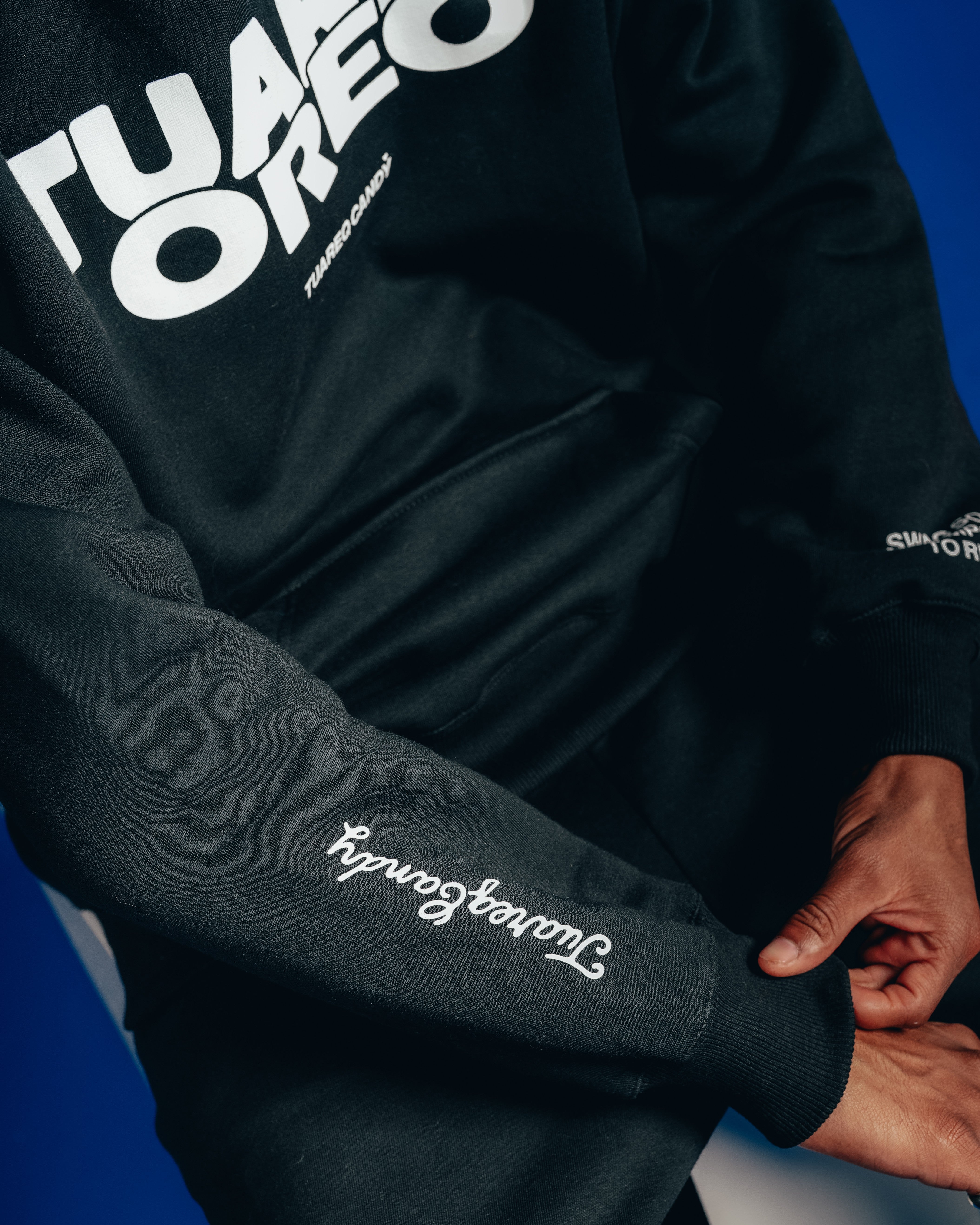 HOODIE PESADO CANDY [ OREO ] SIMPLE BLACK