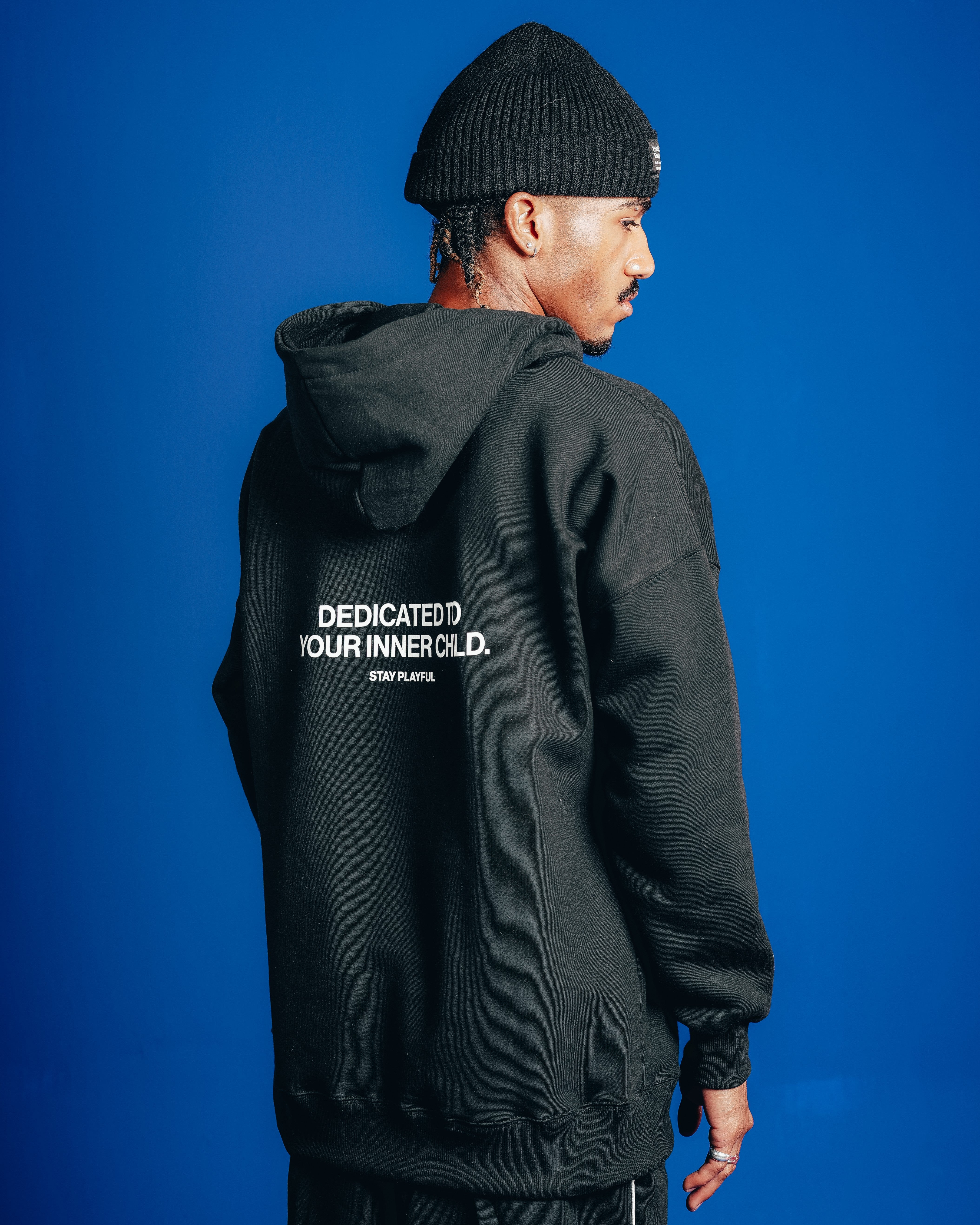 HOODIE PESADO CANDY [ OREO ] SIMPLE BLACK