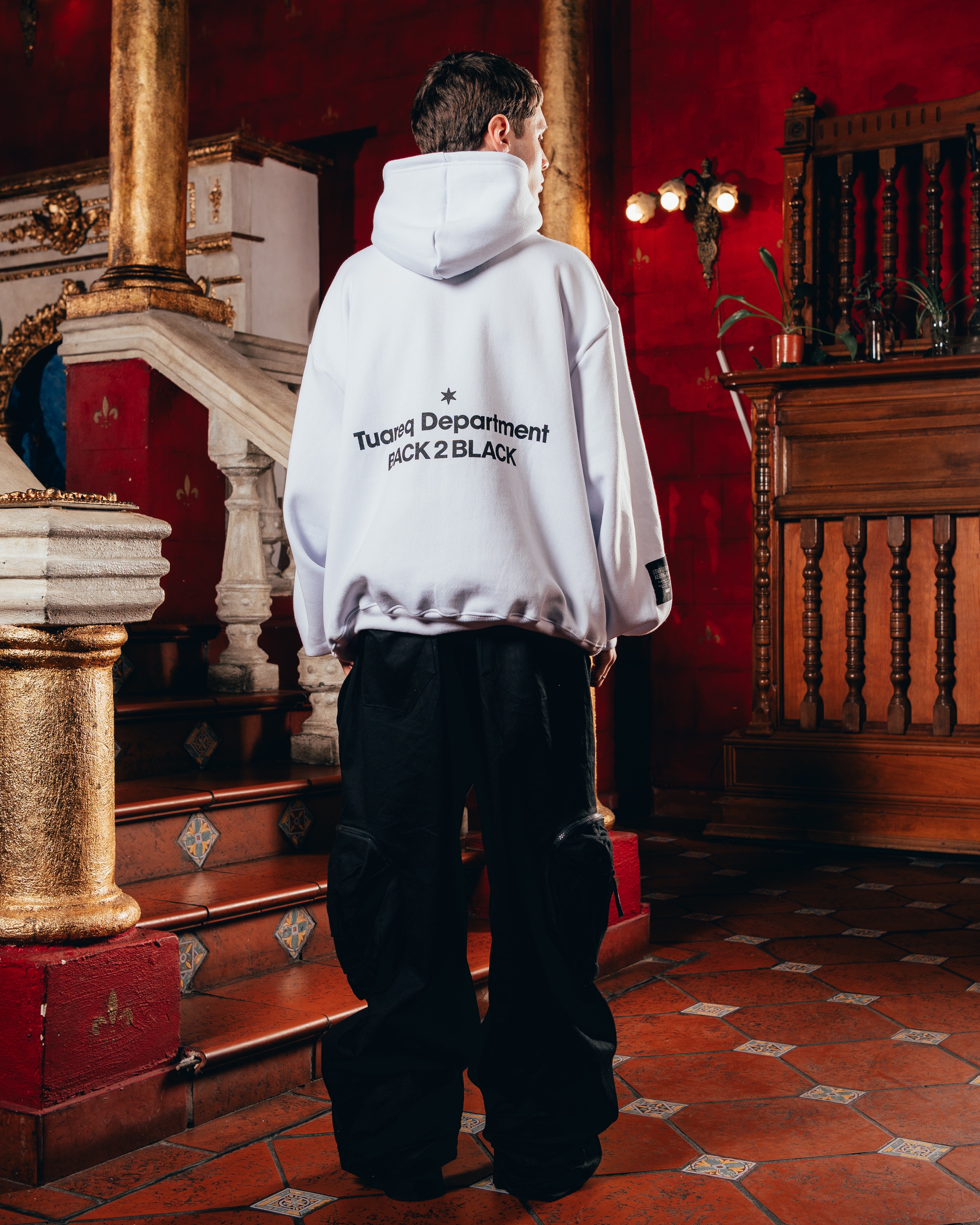 HOODIE OVERSIZED PESADO [ B2B ] WHITE