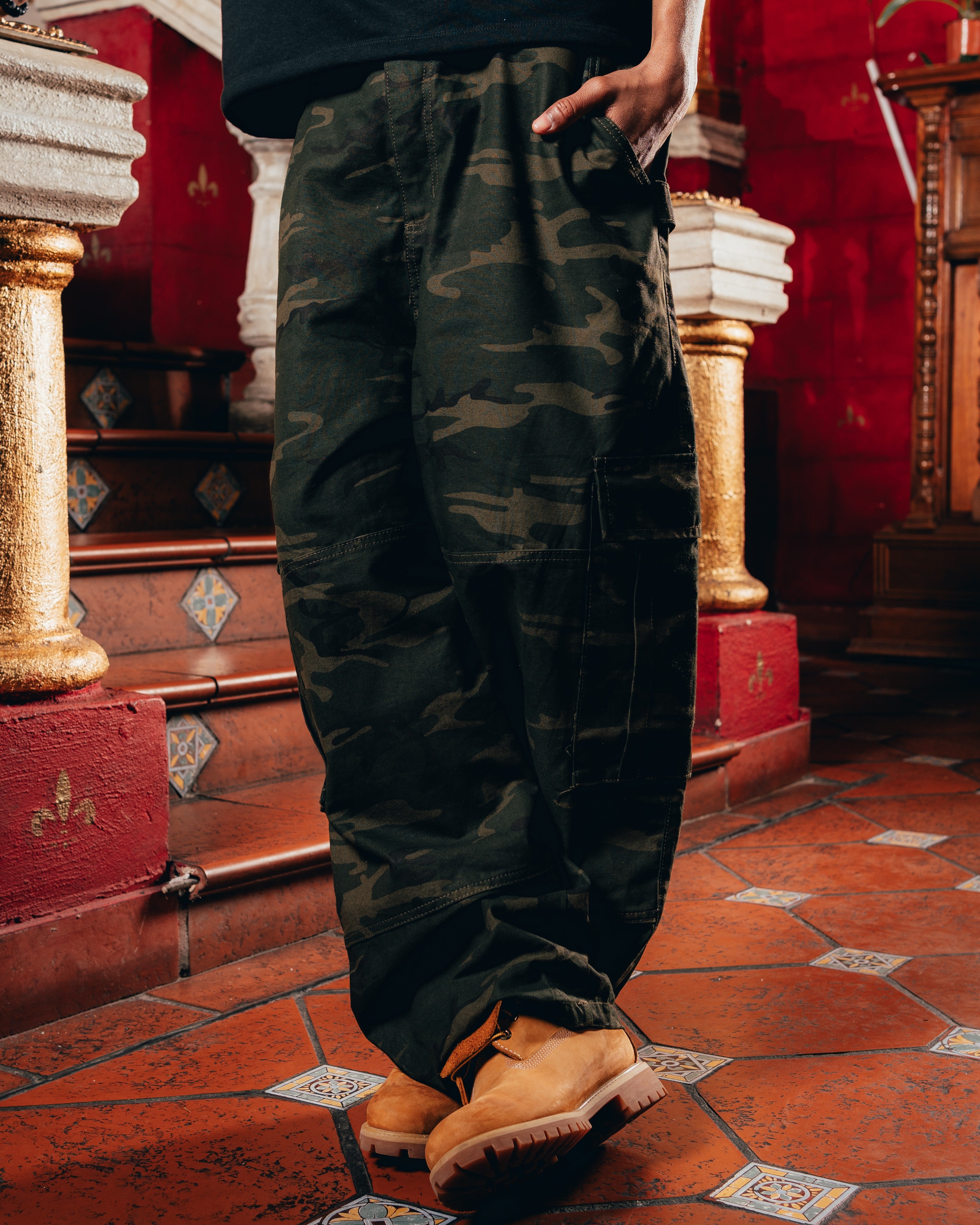 JEAN MOM OVERSIZED [ PRIMARI ] CAMO