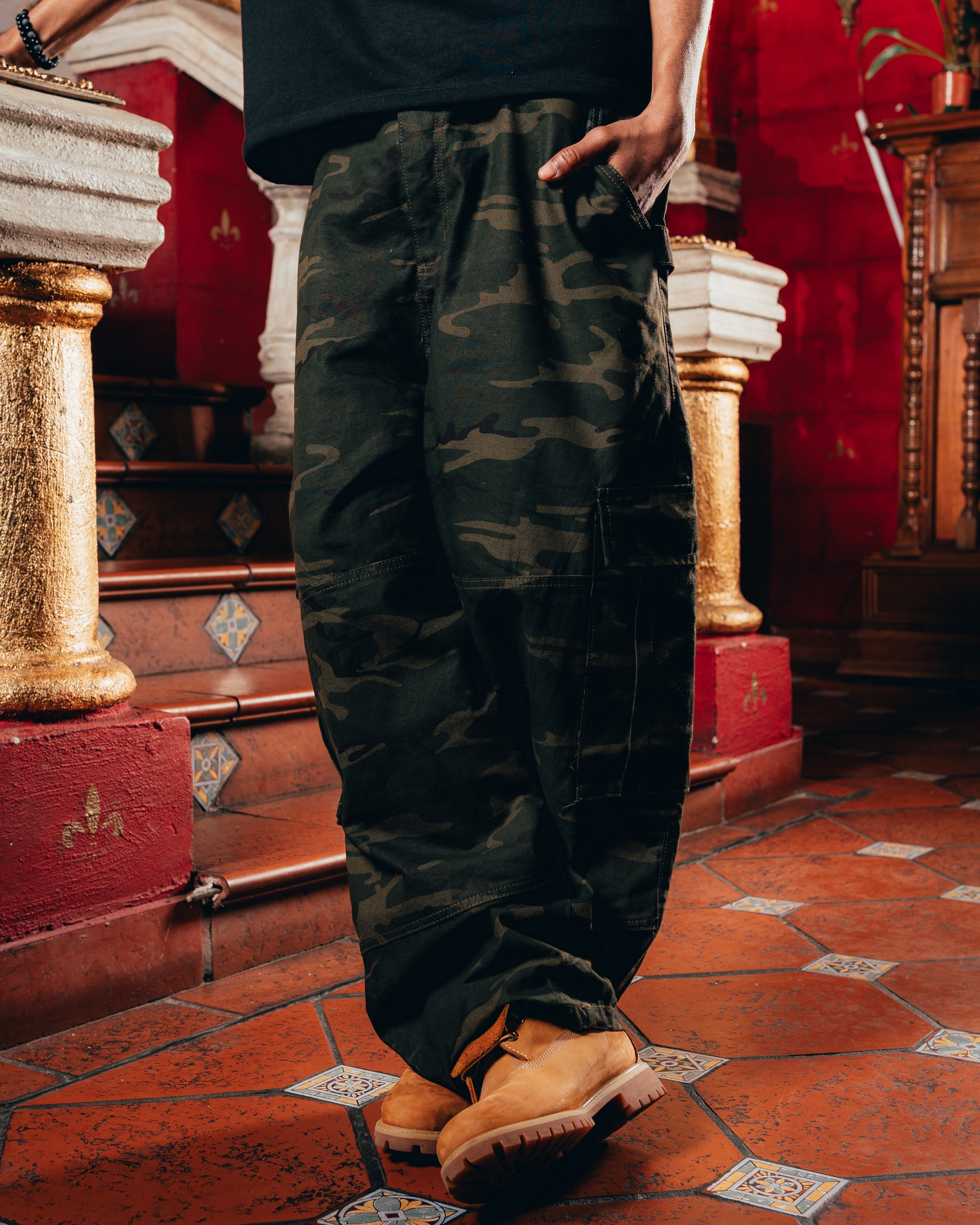 JEAN MOM OVERSIZED [ PRIMARI ] CAMO