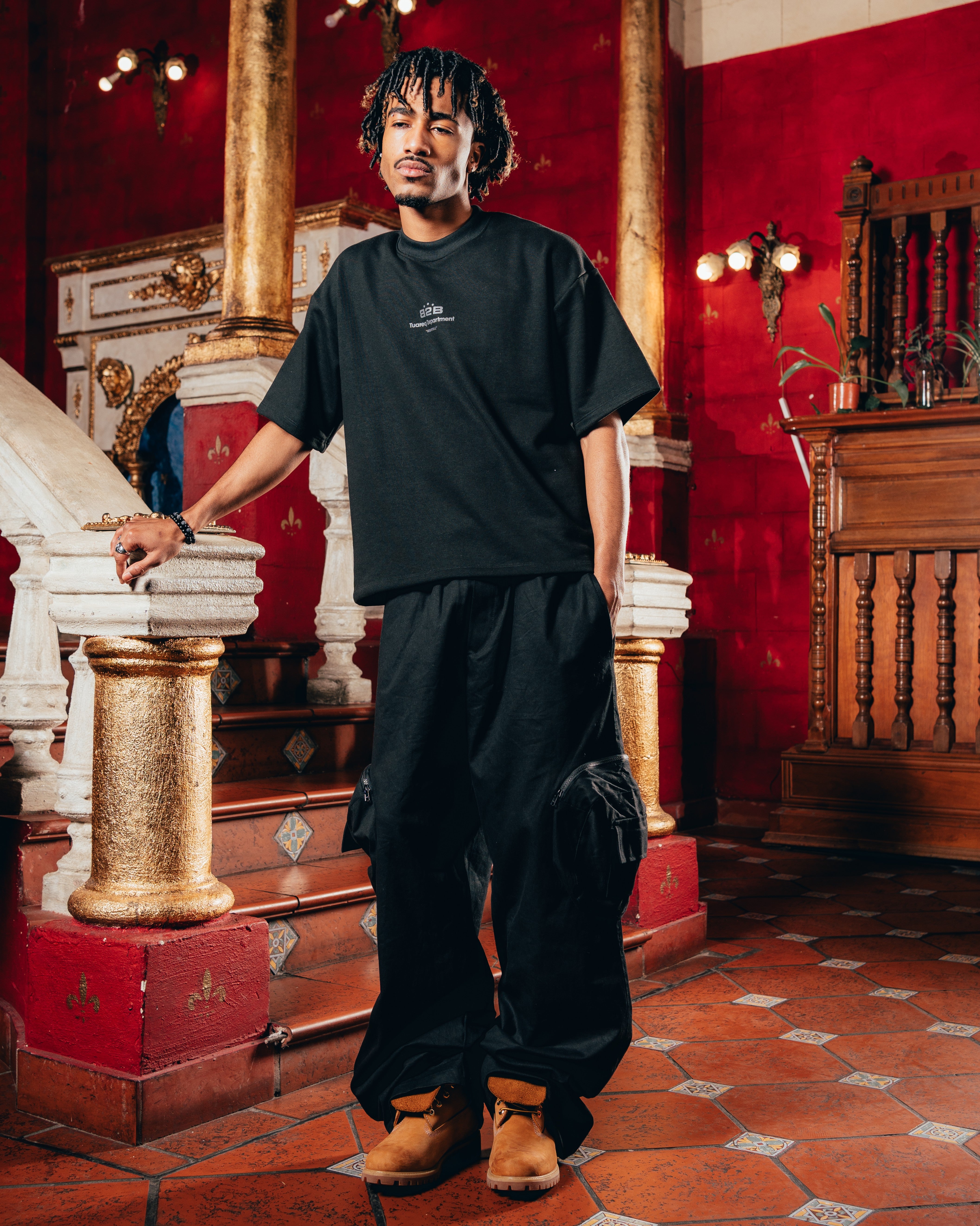JEAN MEGA CARGO [ PRIMARI ] BLACK