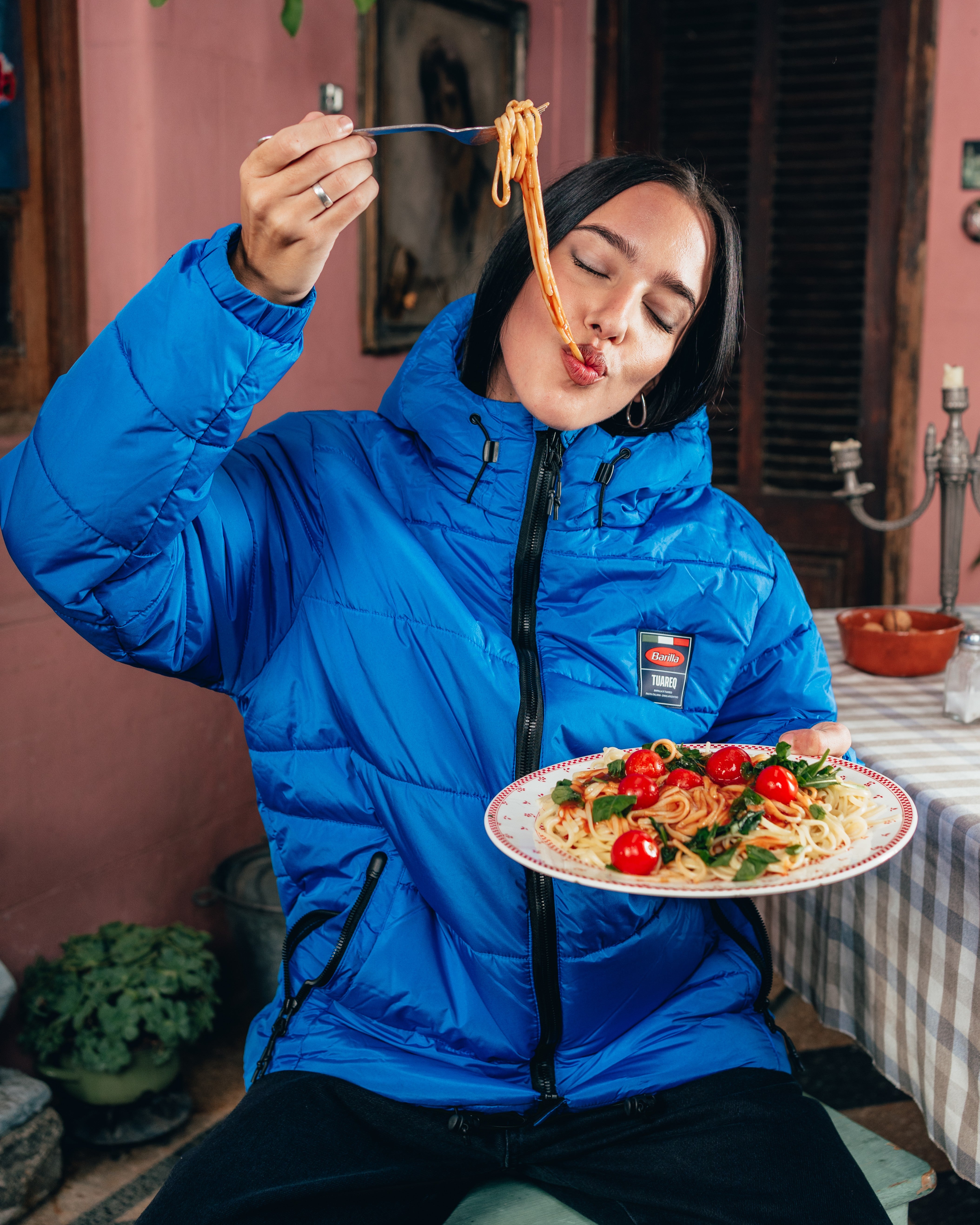 CAMPERA PUFFER [ BARILLA ] BLUE